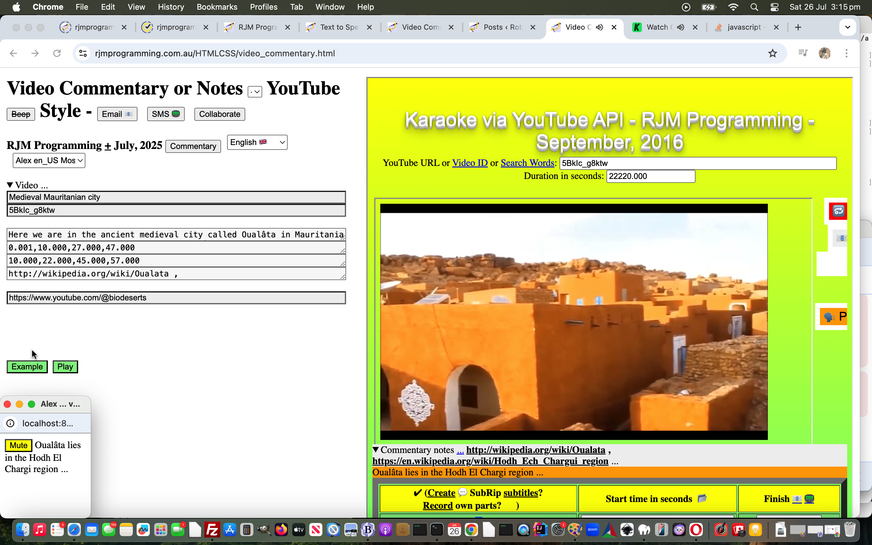Text to Speech YouTube SubRip Subtitles Google Translate Tutorial
