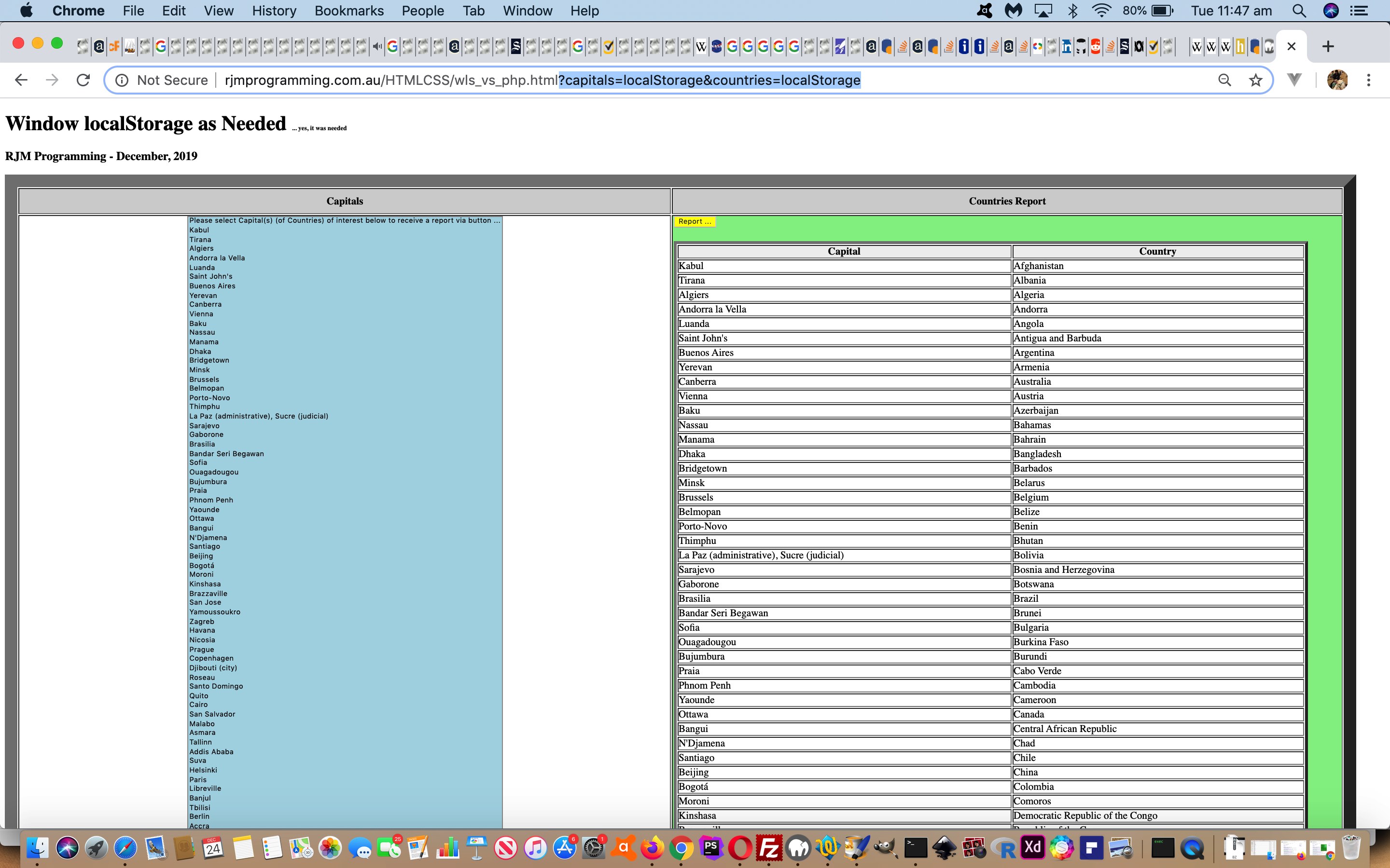 Window LocalStorage Client Versus Server Primer Tutorial