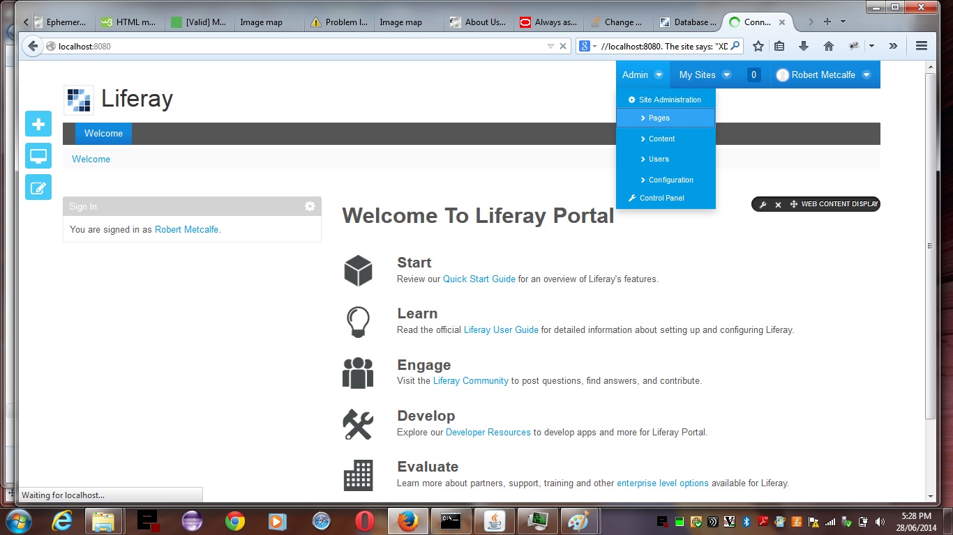 Liferay Java Web Portal Primer Tutorial