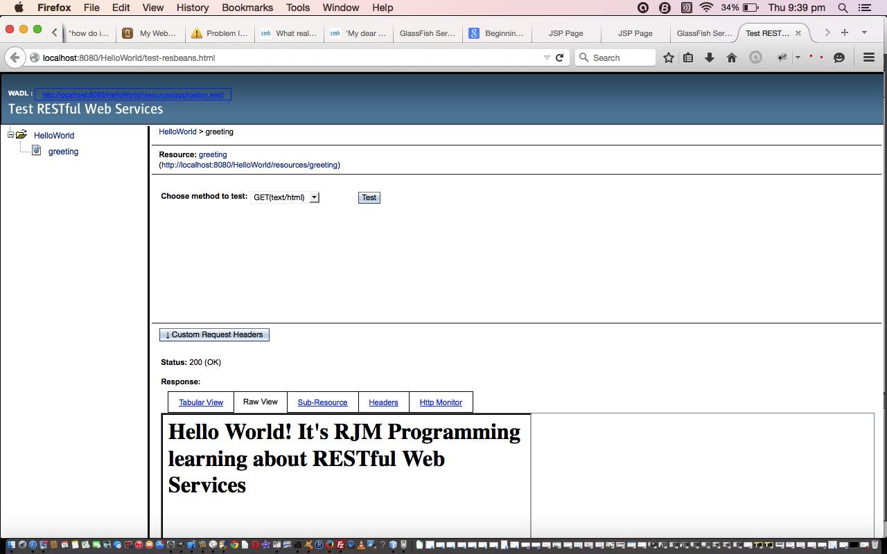 NetBeans Java EE RESTful Web Service Primer Tutorial