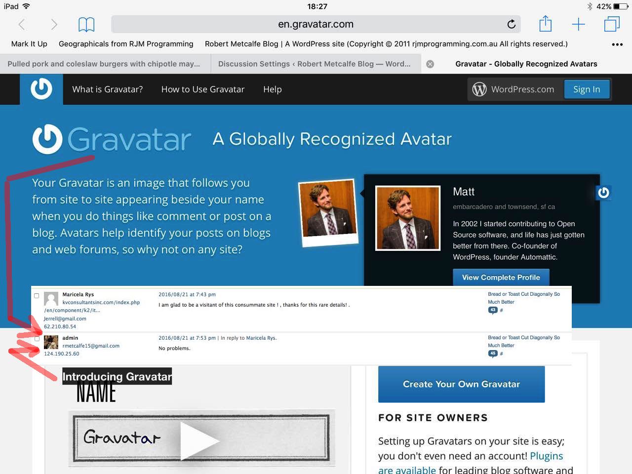 WordPress Avatar via Gravatar Primer Tutorial