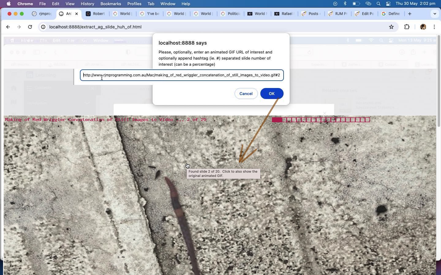 Animated GIF Slide Extraction Absolute URL Tutorial