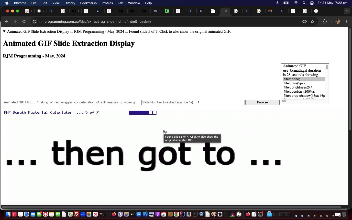 Animated GIF Slide Extraction Reveal Tutorial
