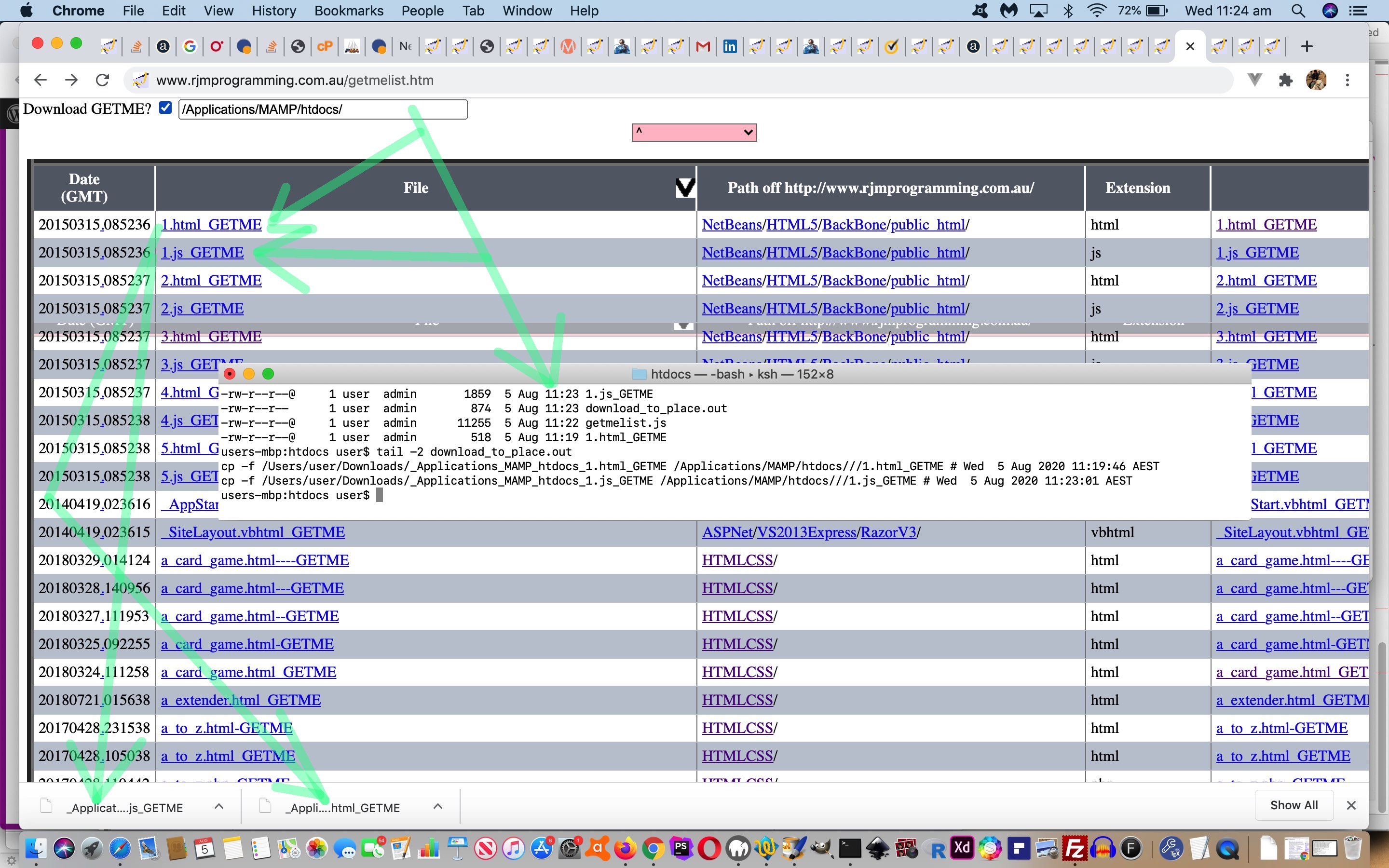 Download and Copy or Move Code Download Table Tutorial