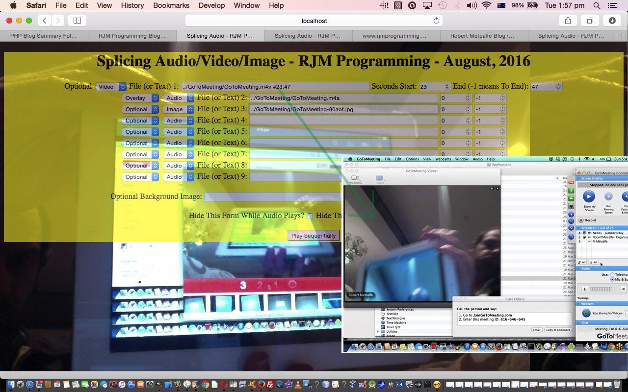 Spliced Audio/Video Overlay Position Tutorial