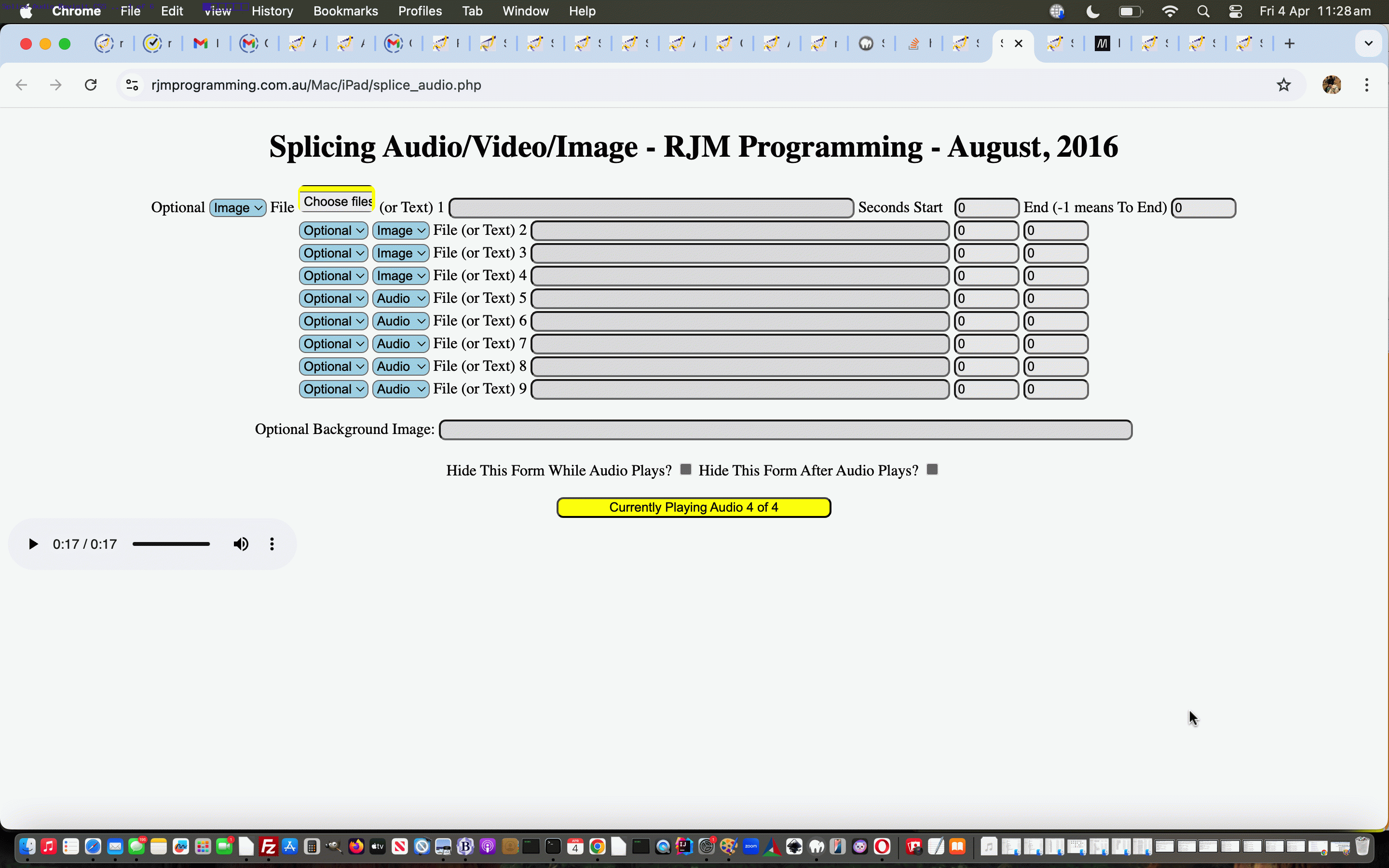 Spliced Audio/Video Styling Tutorial