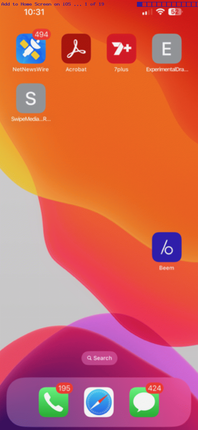 Home Screen iOS Primer Tutorial Home Screen iOS Primer Tutorial