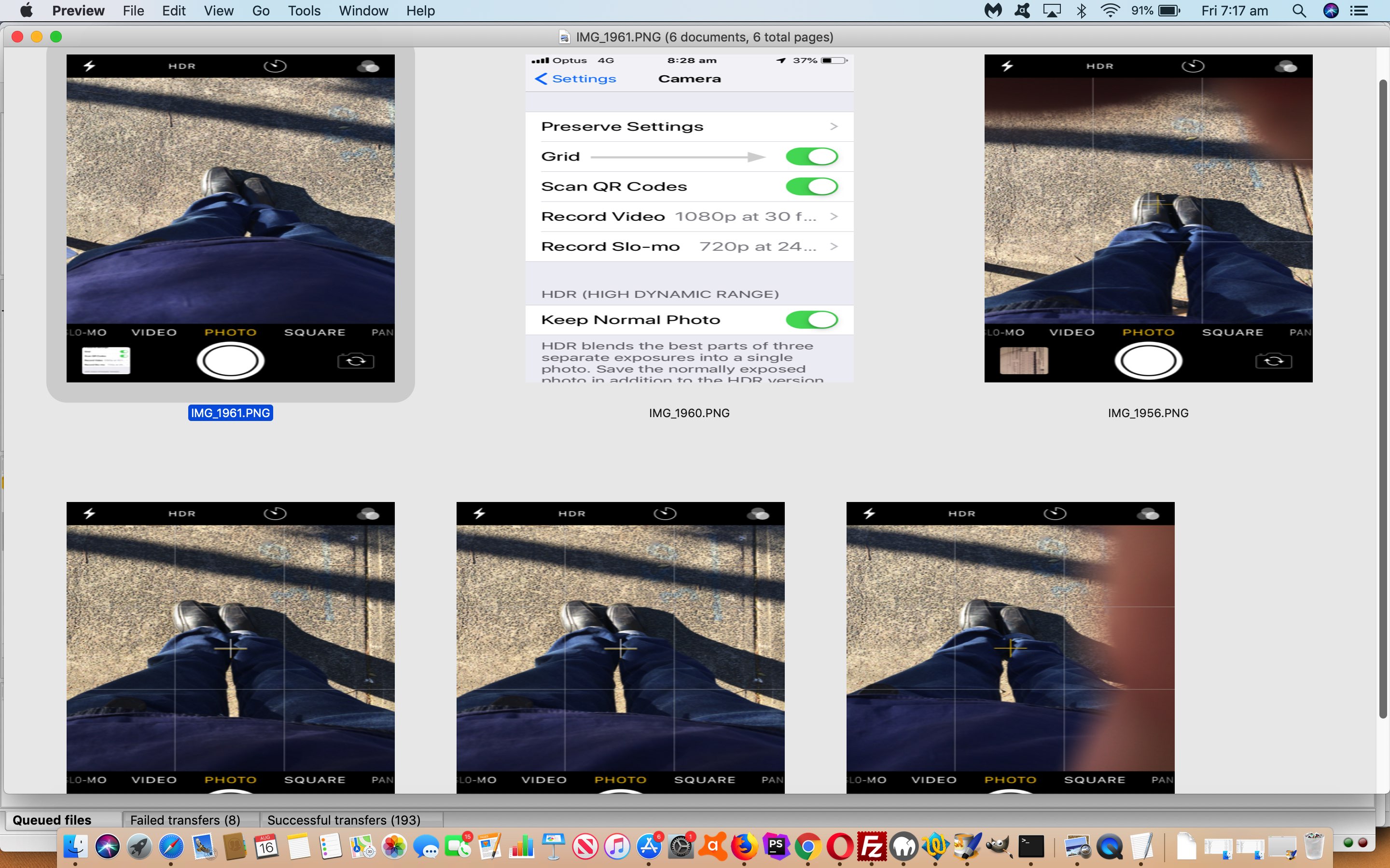 Camera iOS App Grid Primer Tutorial