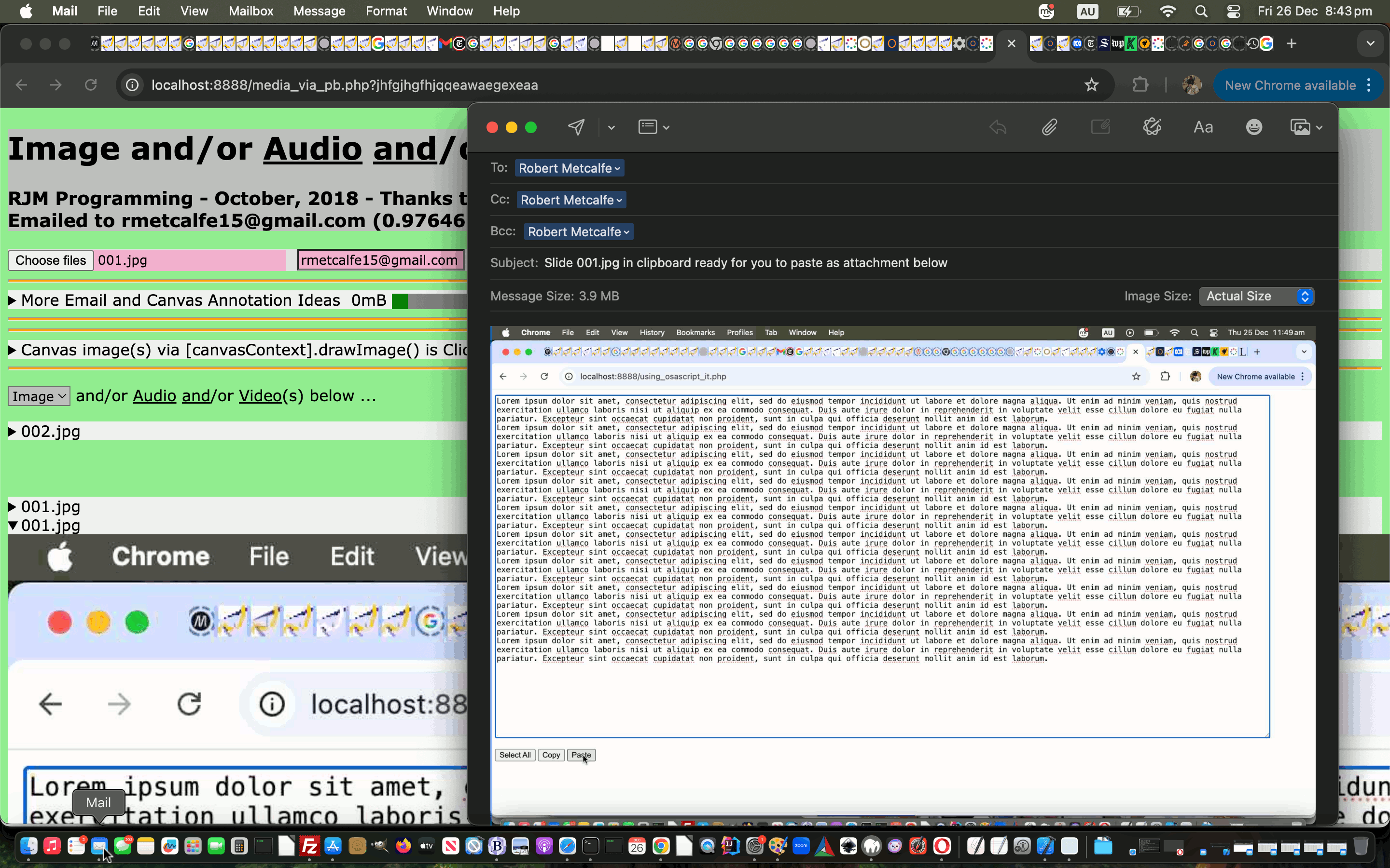 Here in December, 2025 we have lost touch with the original media_via_pb.php code from back in November 2018 and we are in the process of repiecing a similar but different set of logics in a similar vein. Please stay tuned for interplay with macOS pbcopy and pbpaste and Windows clip commands or some other methodology involvement not existing in this reconstituted first draft. Media Copy and Paste Tutorial