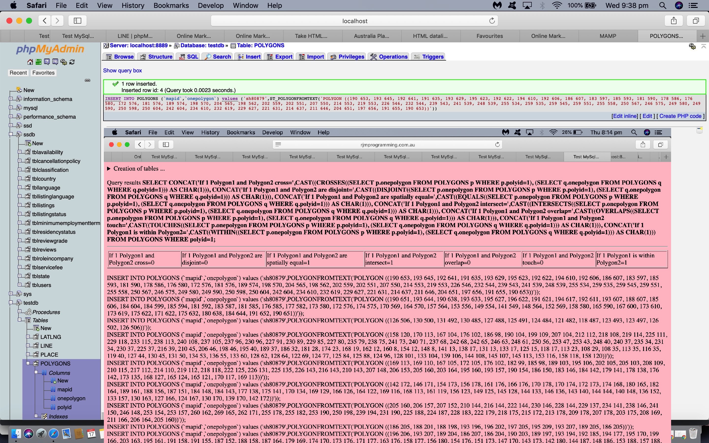 MySQL Spatial Stored Procedures The Spatial Database Advisor