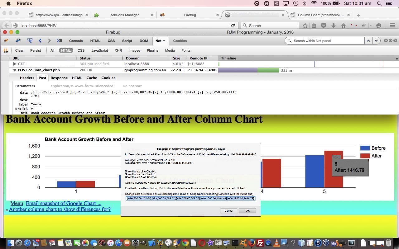 Google Chart Select Event Post Readiness Tutorial