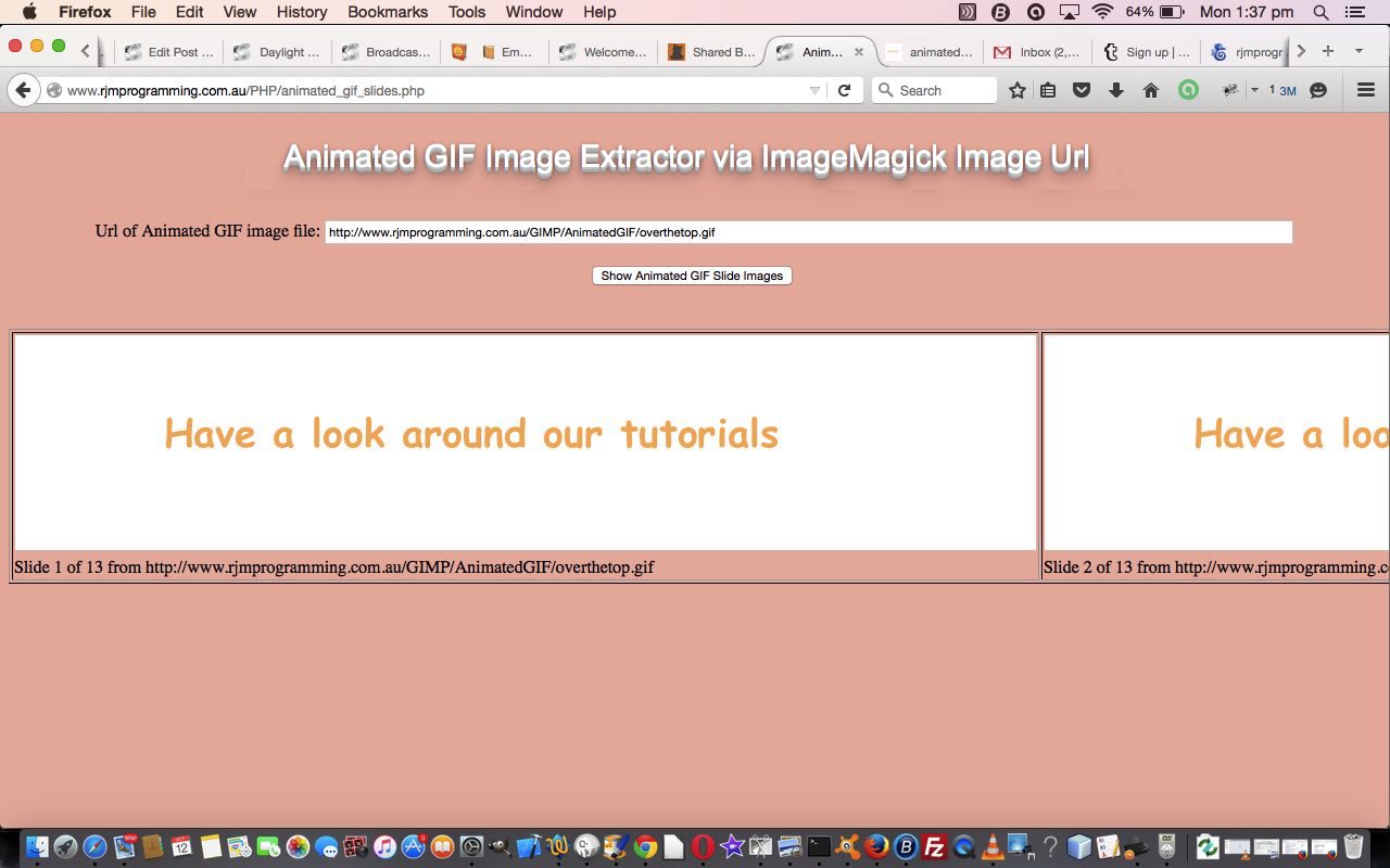 Animated GIF Slides via ImageMagick Primer Tutorial