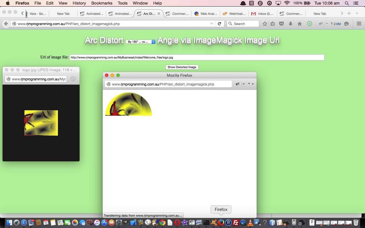 Image Arc Distortion via ImageMagick Primer Tutorial