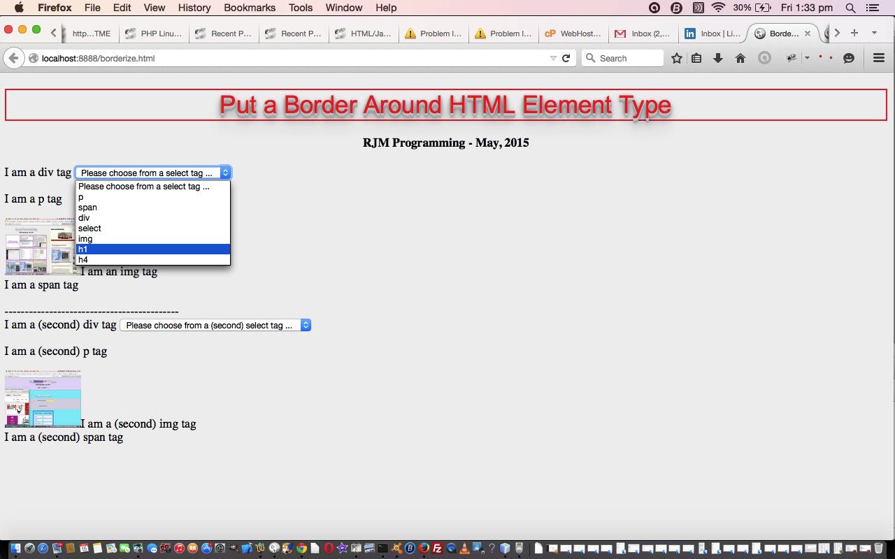 Javascript jQuery Filter by Type Tutorial