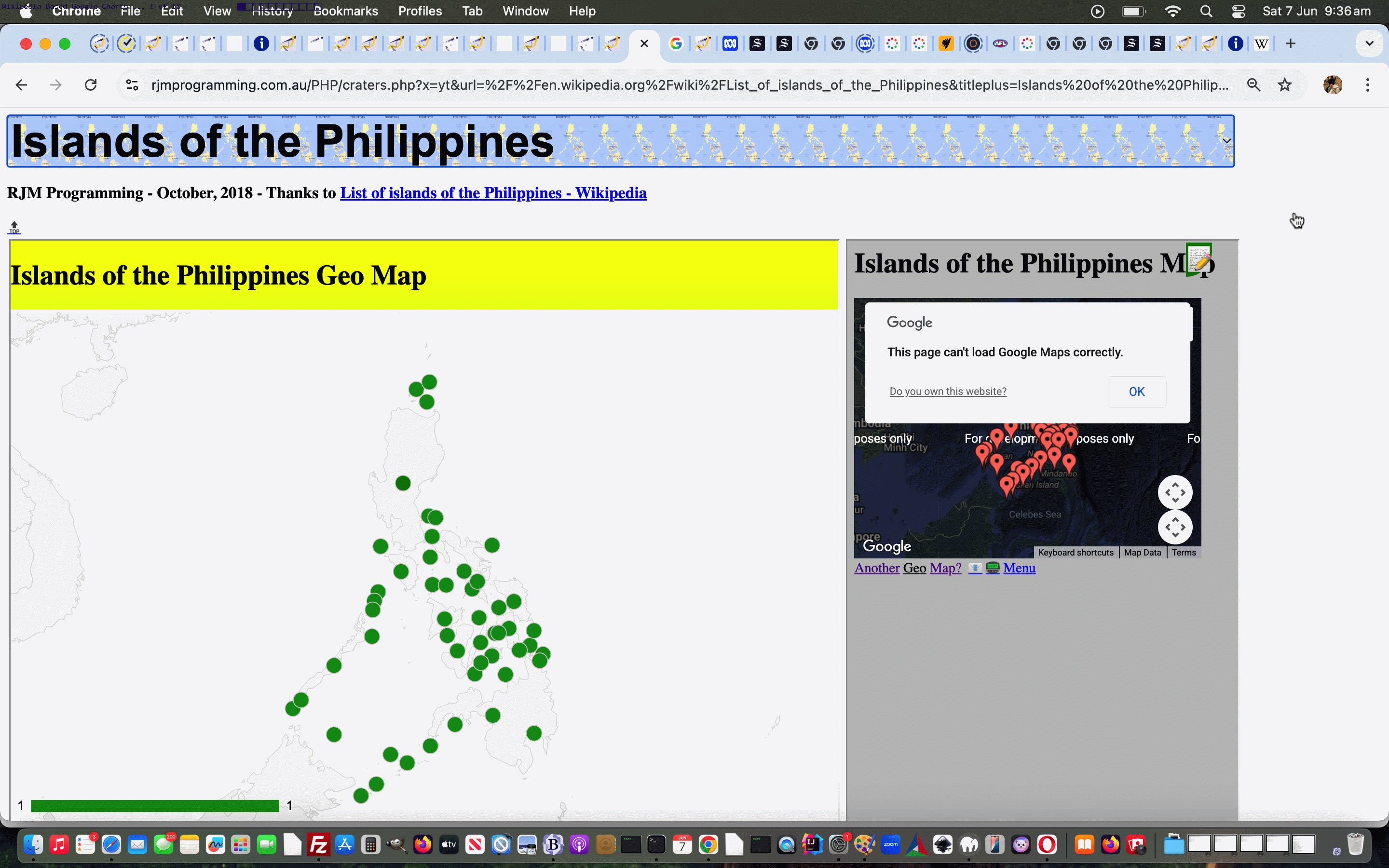PHP Wikipedia Geo Map Google Chart Region Makeover Tutorial