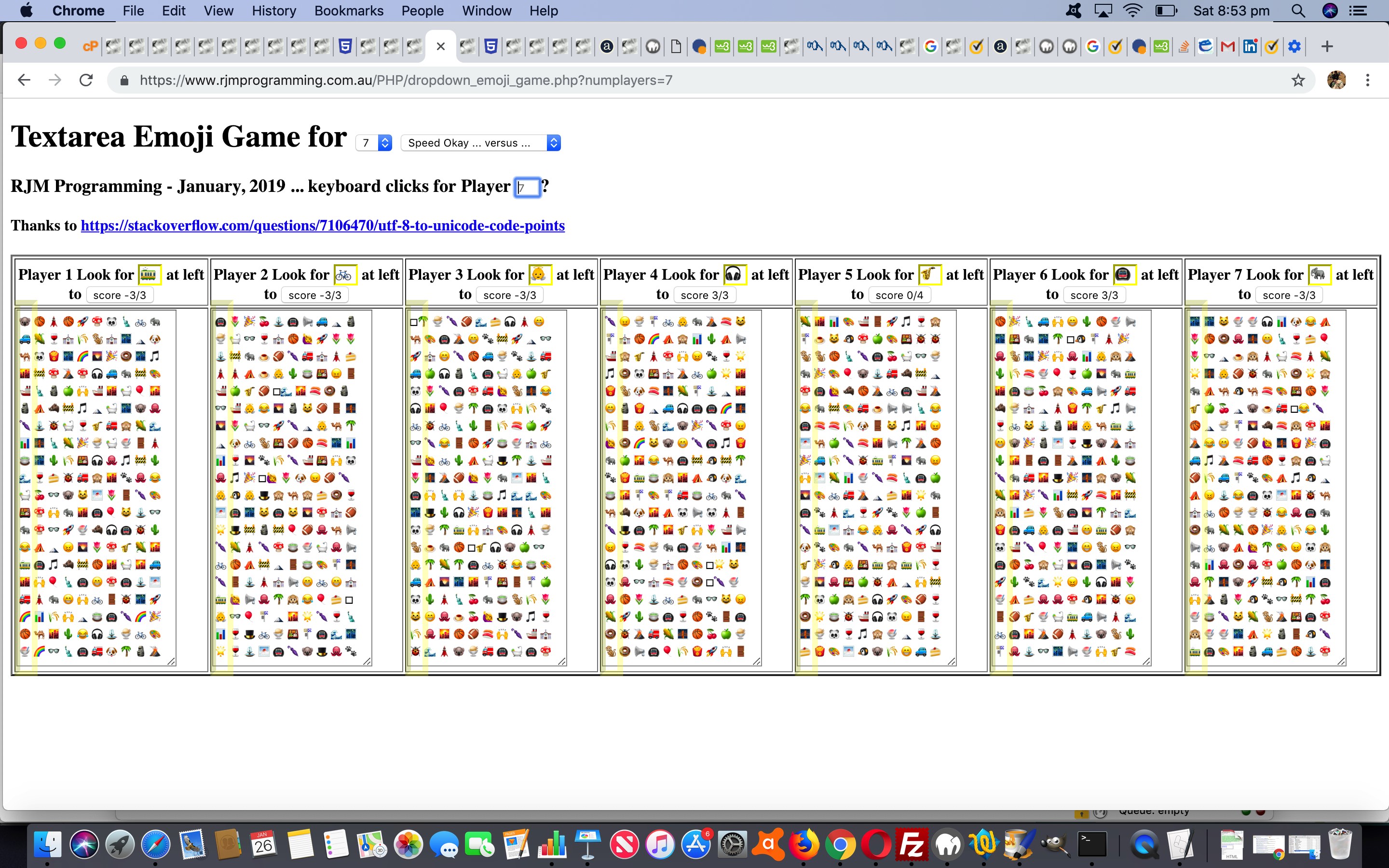 Textarea Emoji Game Primer Tutorial