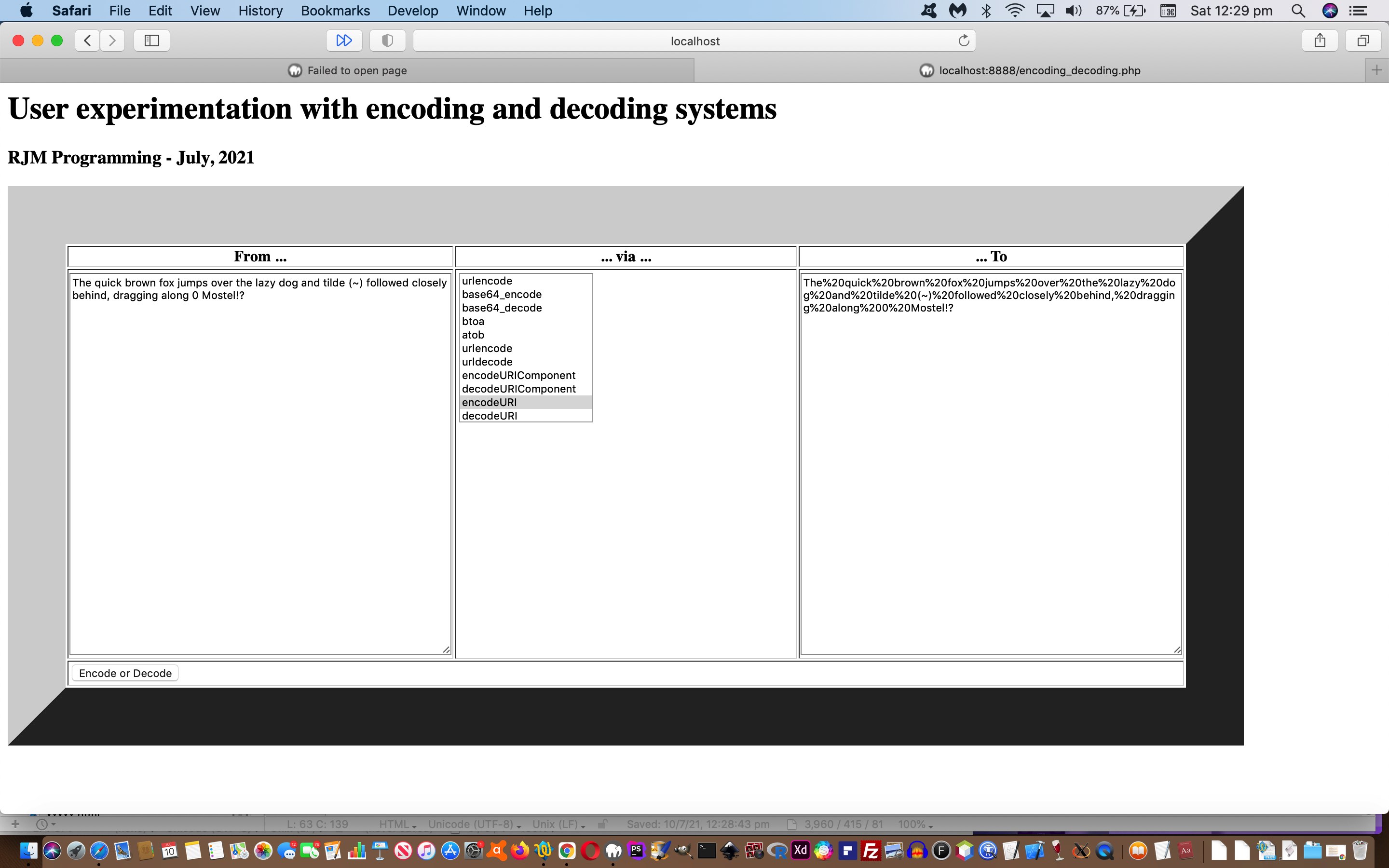 Javascript and PHP Encoding and Decoding Primer Tutorial