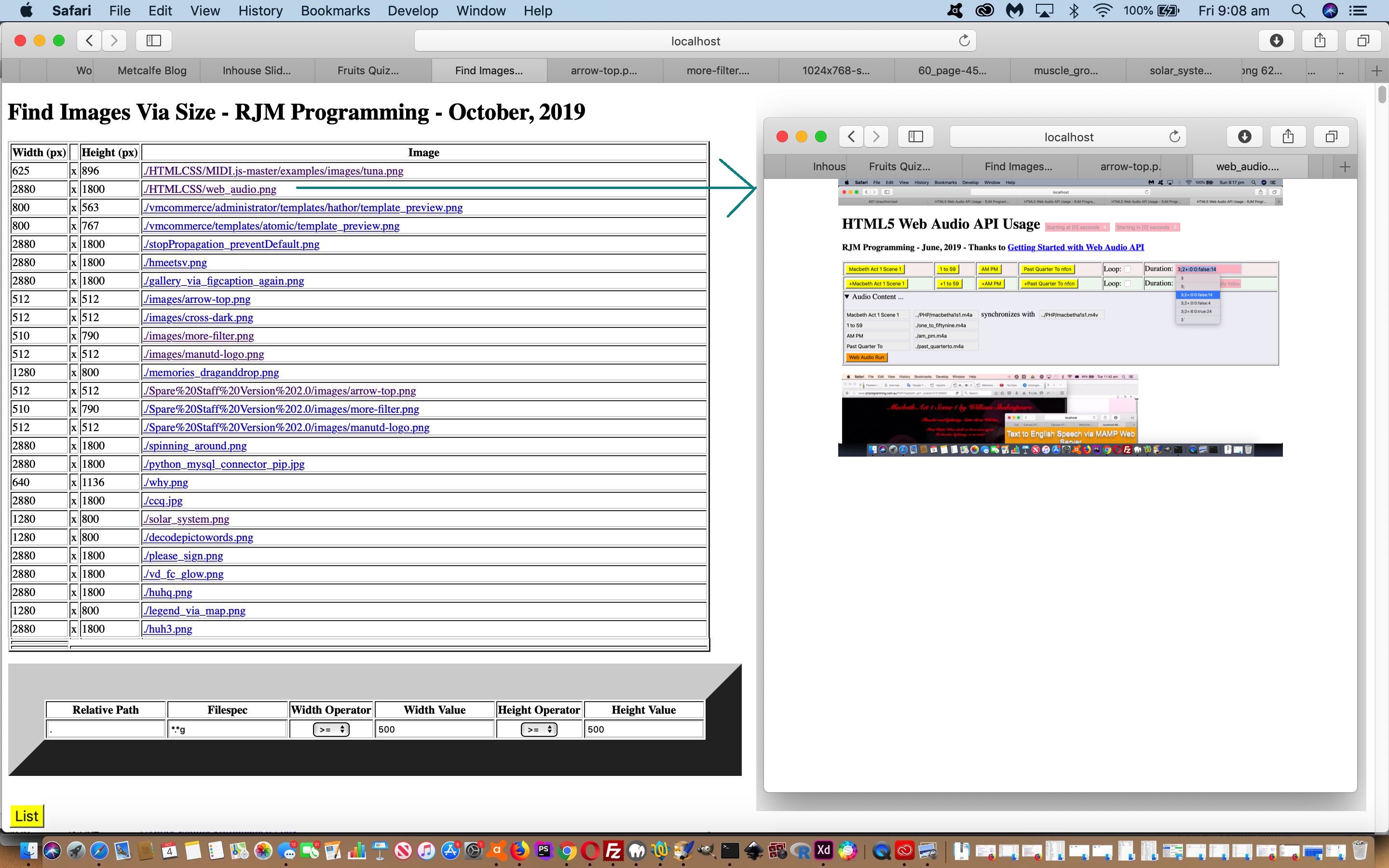 PHP Image Dimensions Linux Find File Awk Sed Primer Tutorial