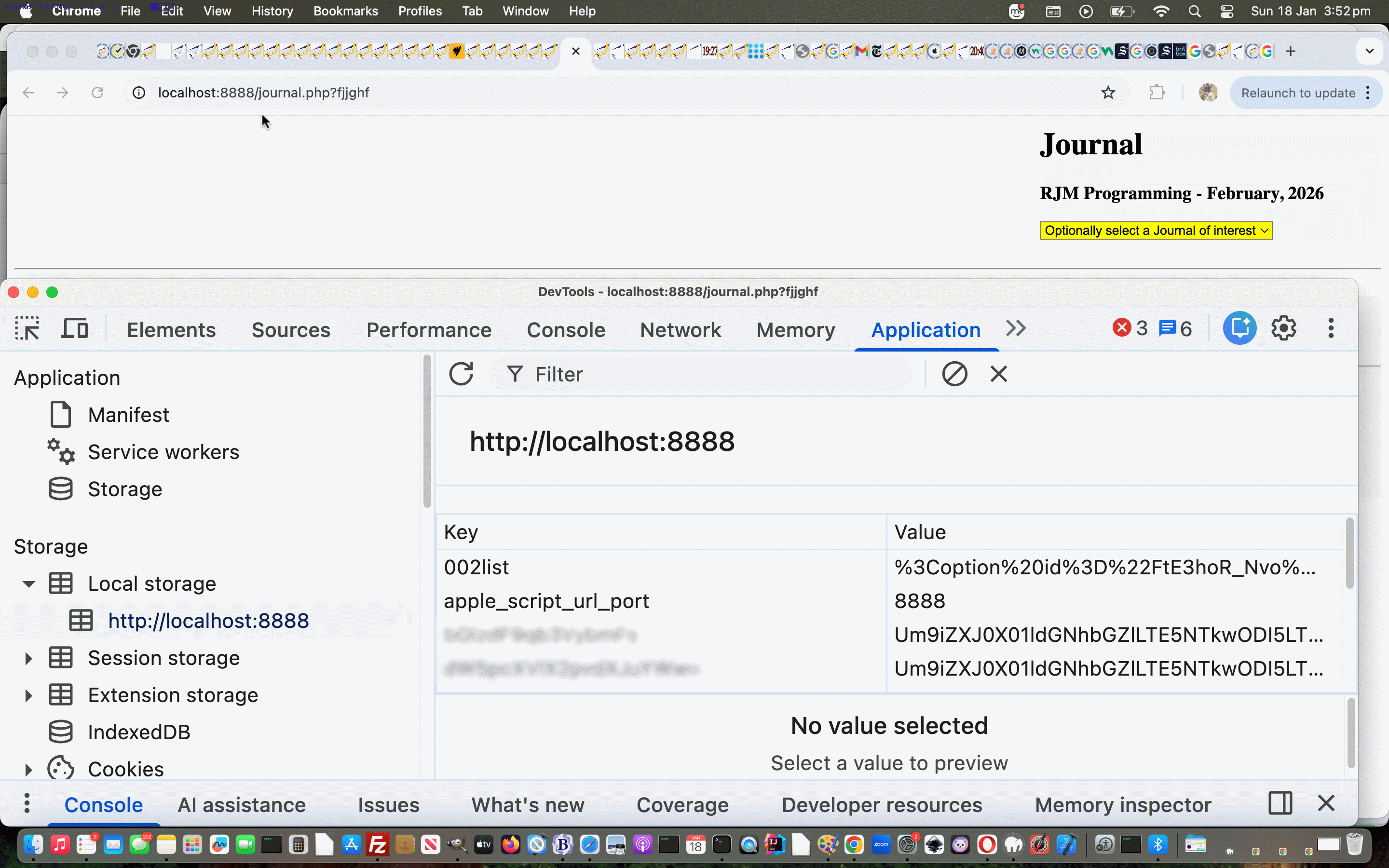 Journal Privacy Tutorial