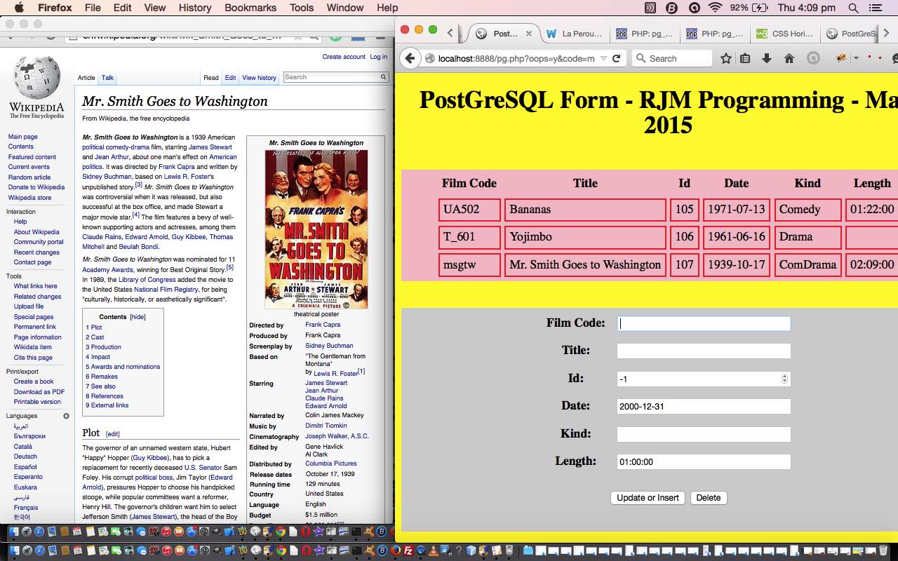 PostgreSQL PHP Tutorial