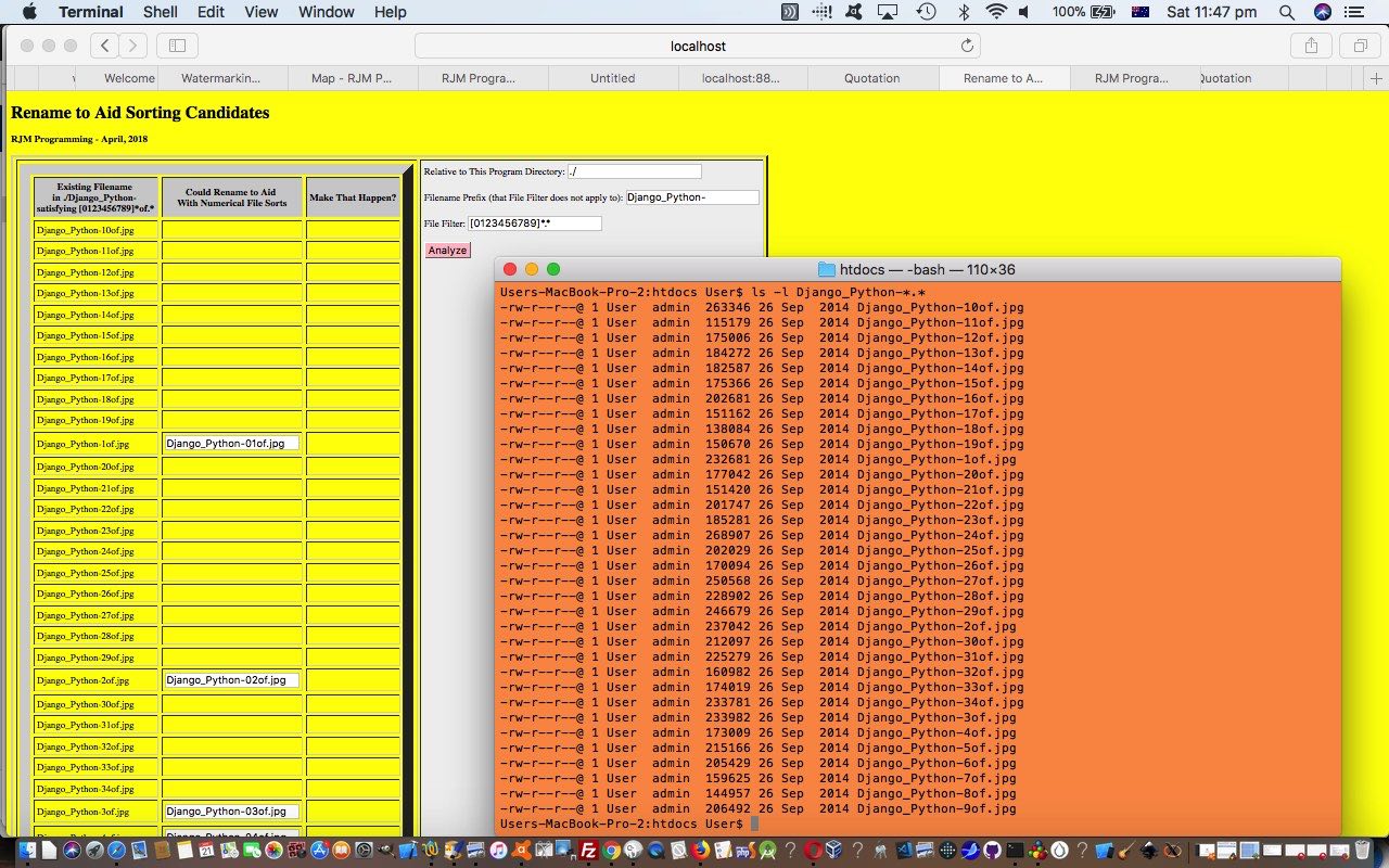 Renaming to Aid with Numerical File Sorts Primer Tutorial