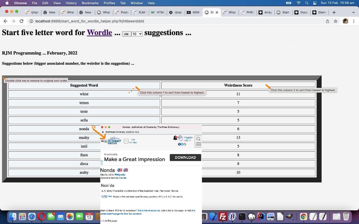 Start Word Suggestions for Wordle Sort Tutorial