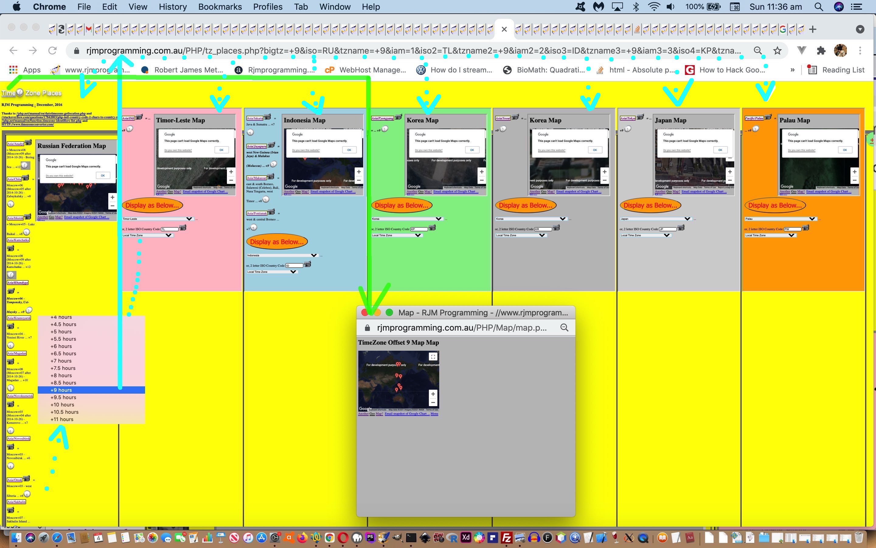 TimeZone Offset Places Tutorial