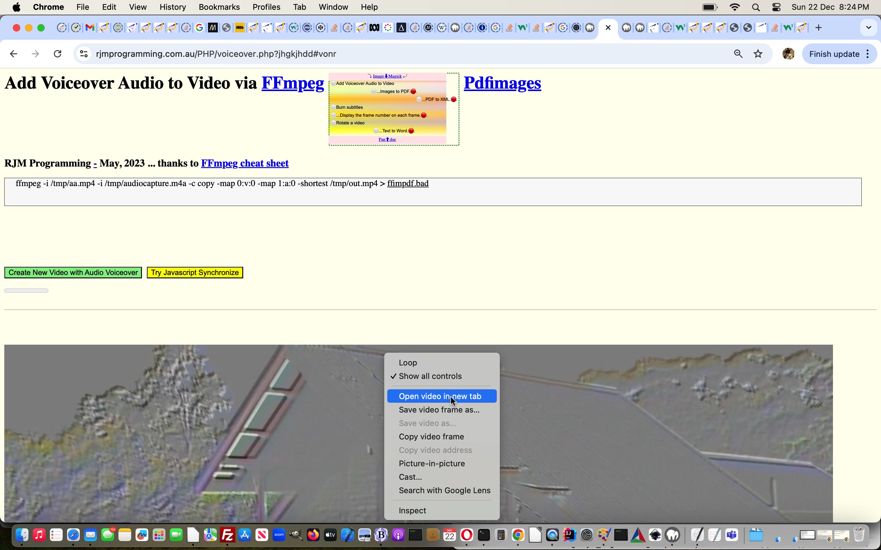 Ffmpeg Voiceover AlmaLinux Tutorial