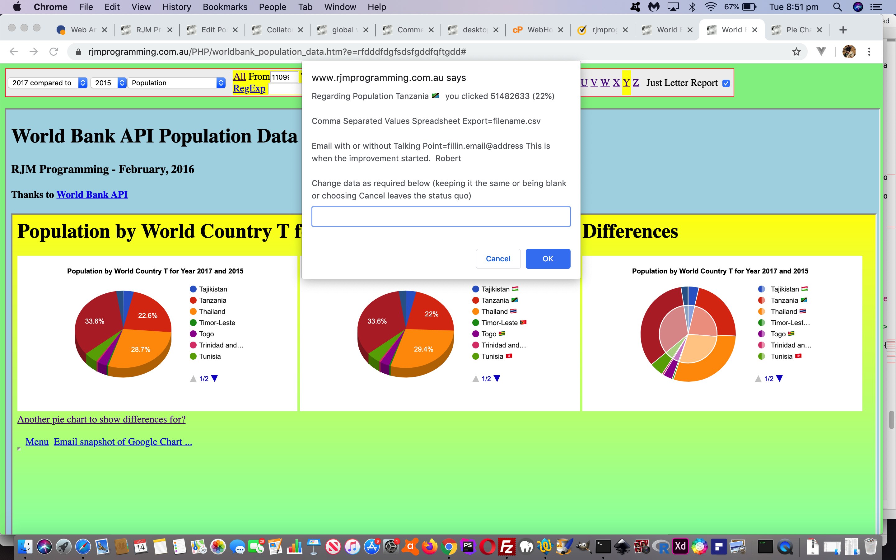 Worldbank API World Country Reporting Revisit Tutorial