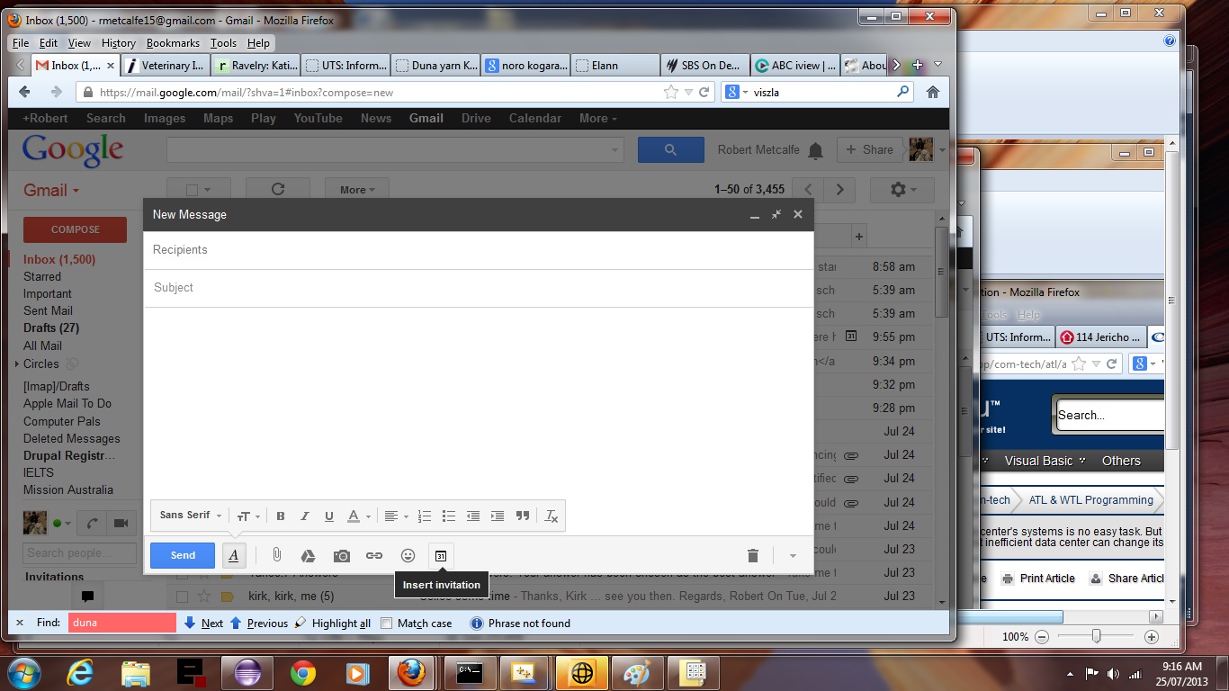 Gmail Email Invitation Primer Tutorial (try twirling round bottom of image for a synopsis ... 'do the twirl now') Gmail Email Invitation Primer Tutorial