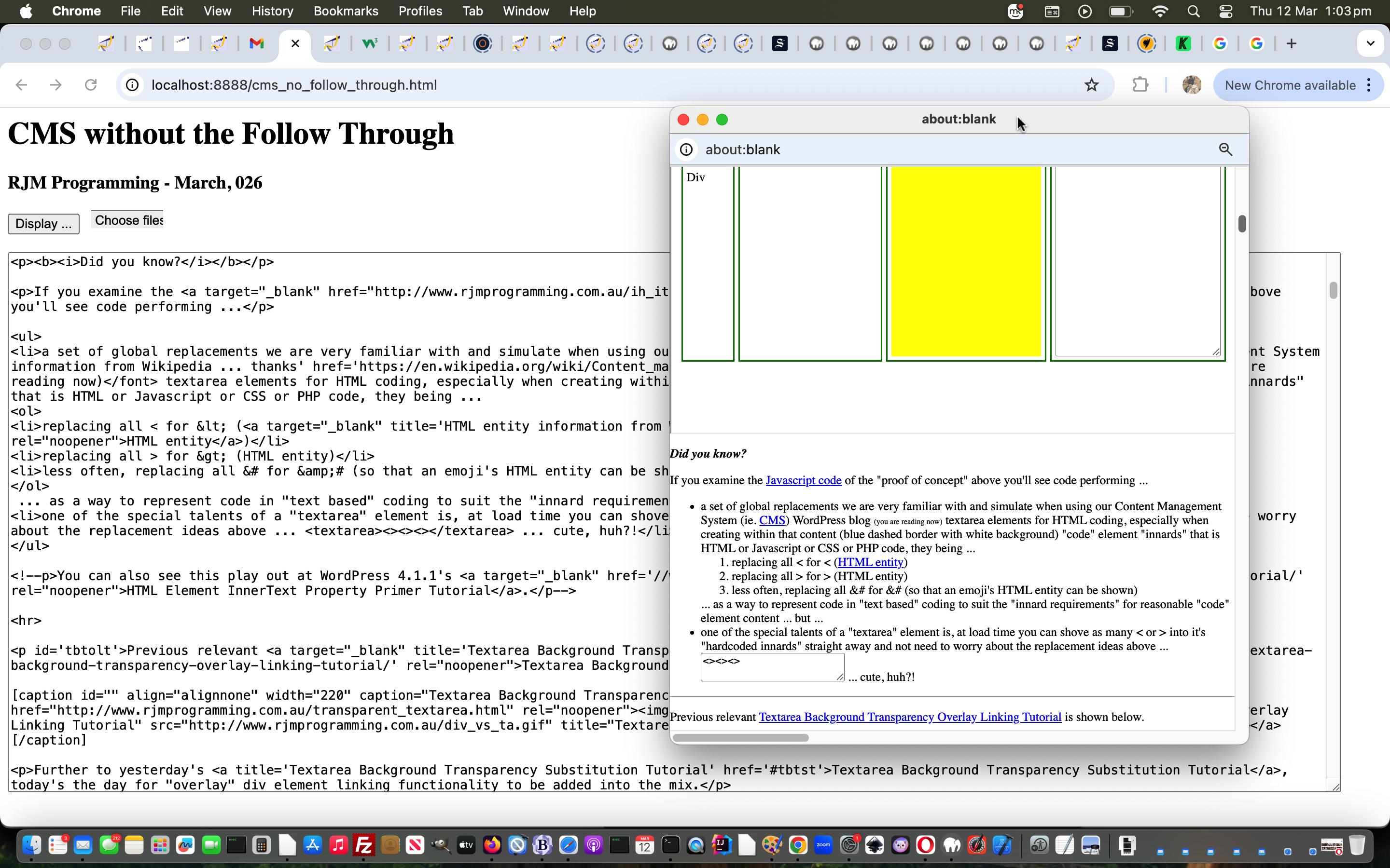 CMS Without the Follow Through Primer Tutorial
