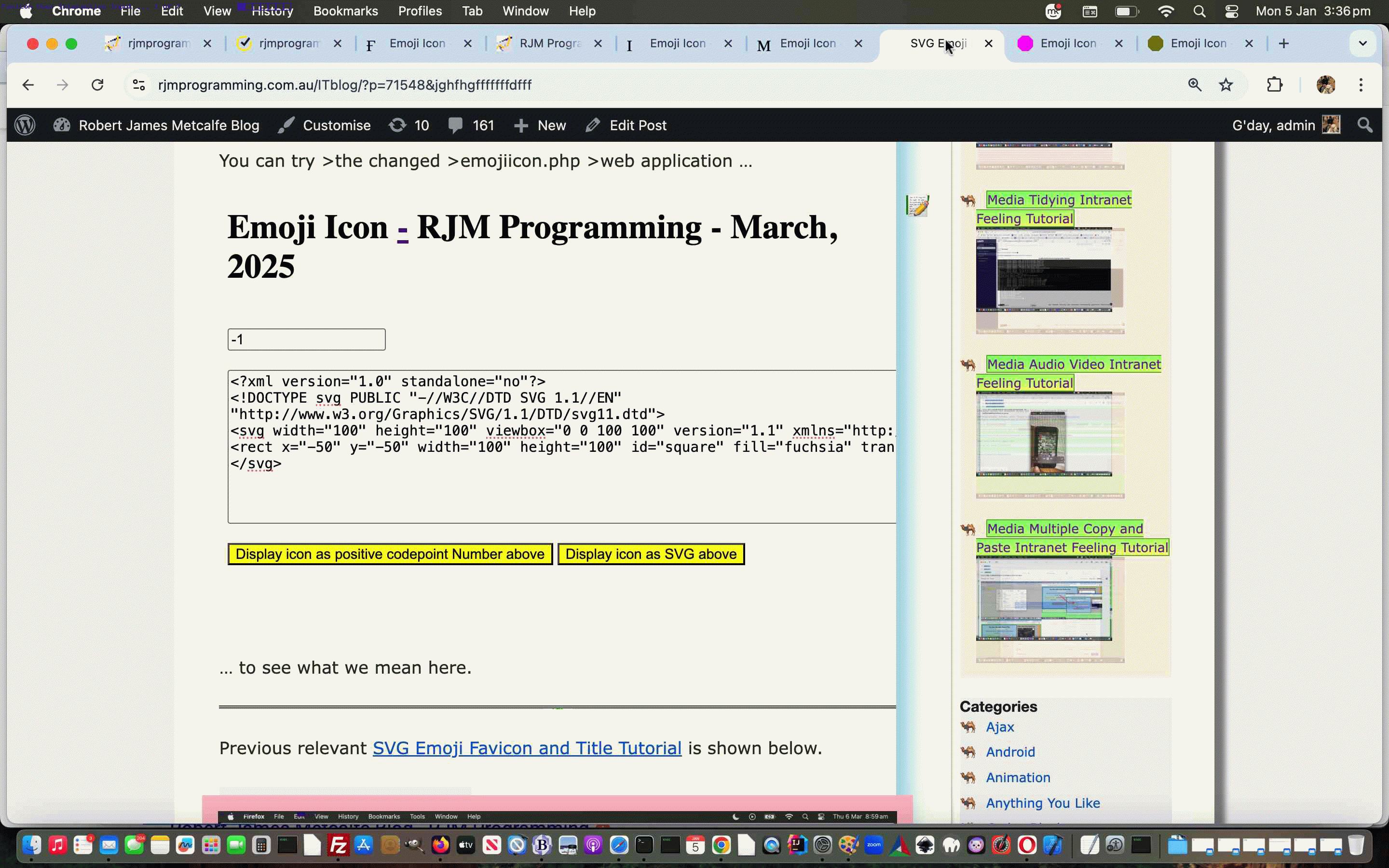 SVG Emoji Favicon Textarea Tutorial