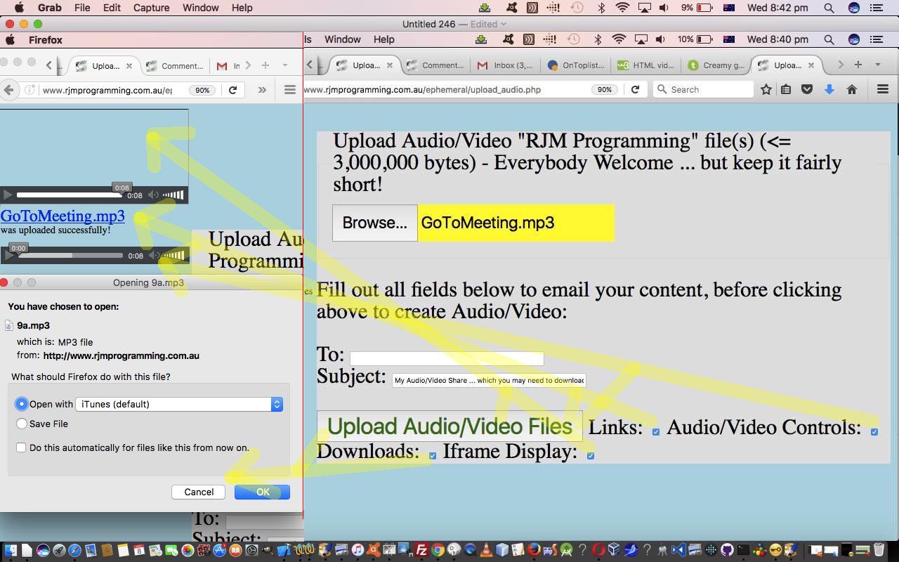 Audio/Video HTML5 Form Input Capture via PHP Download Tutorial