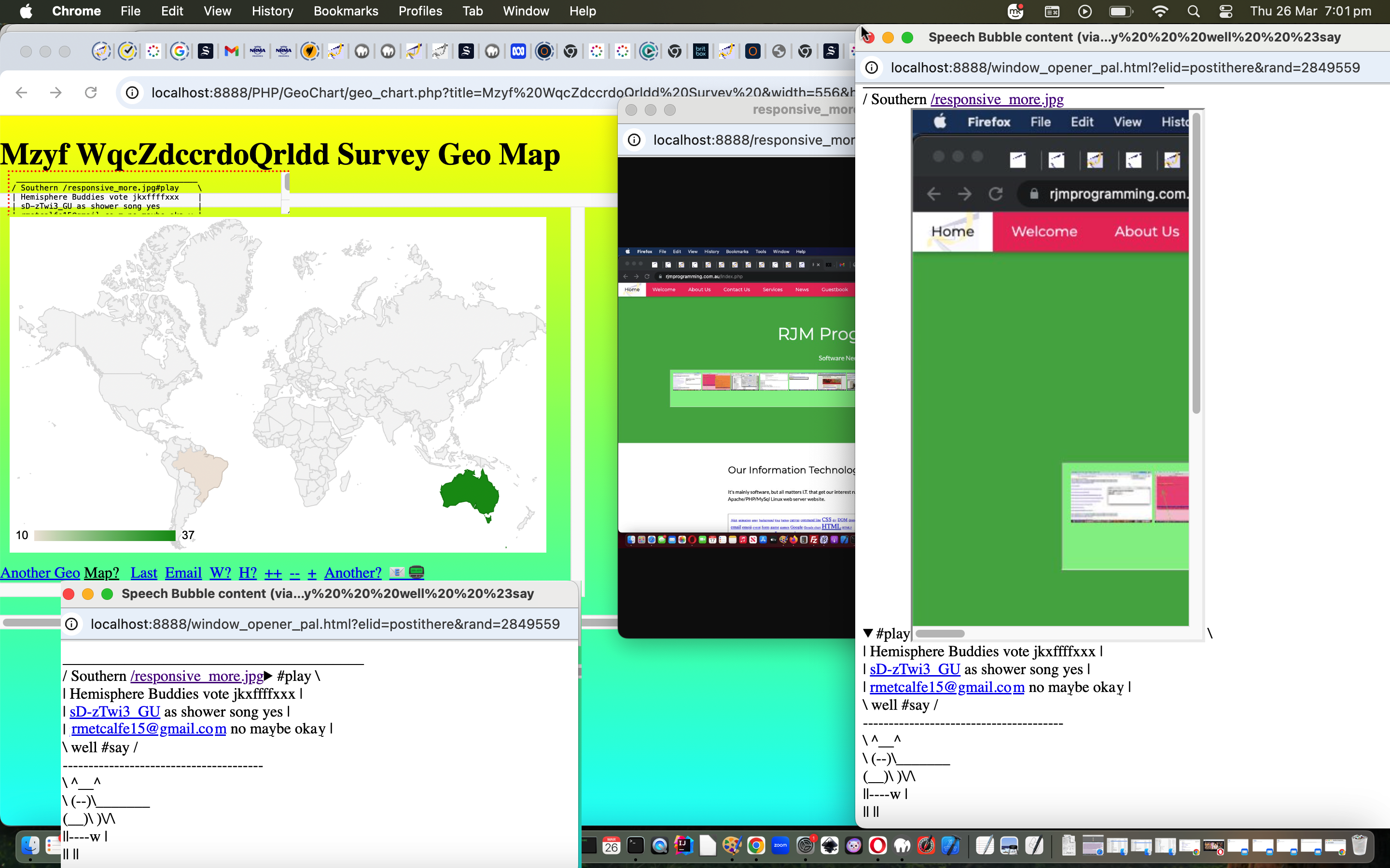 Google Chart Geo Chart Integration Speech Bubbles Popup Div Hashtag Tutorial