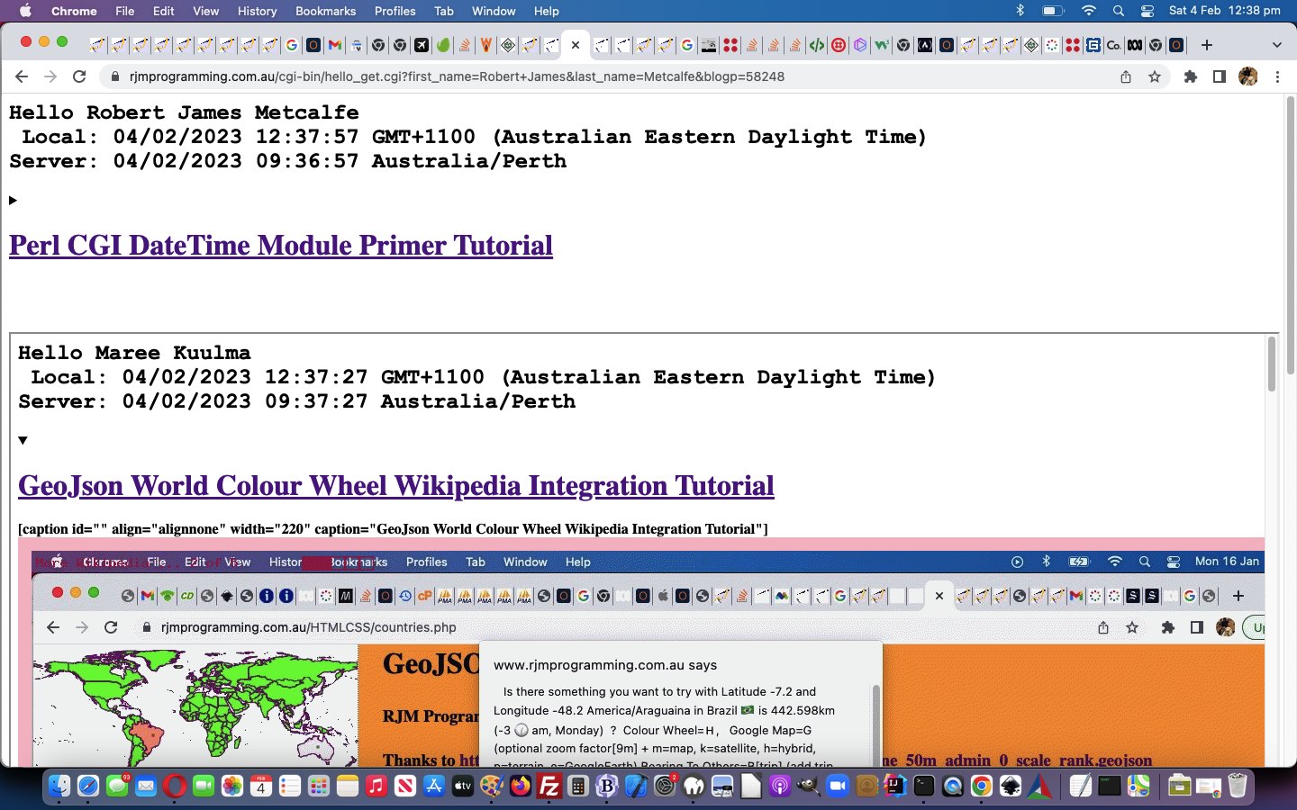 Perl CGI DBI Module Tutorial