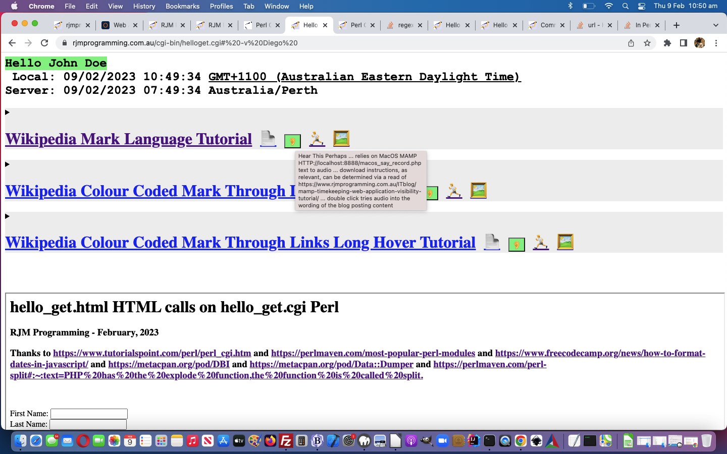 Perl CGI Intranet Audio and Translations Tutorial