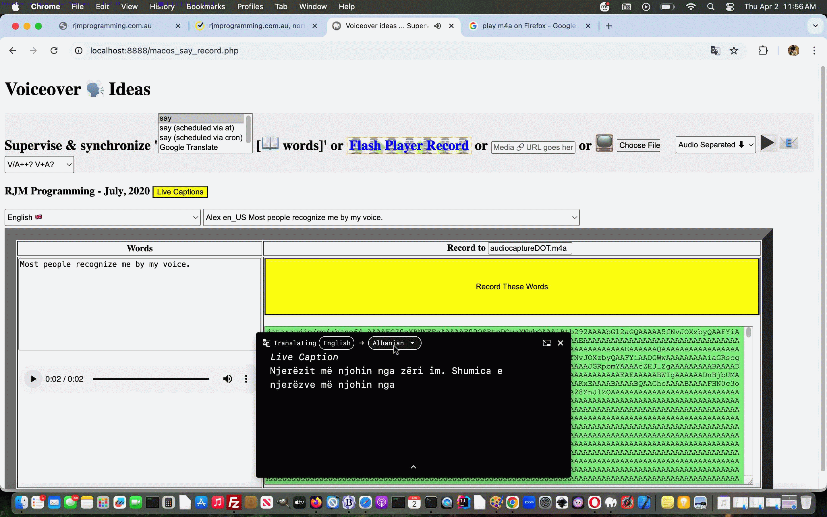 Live Captions Interfacing to Text to Speech Interfacing Tutorial Live Captions Interfacing to Text to Speech Interfacing Tutorial