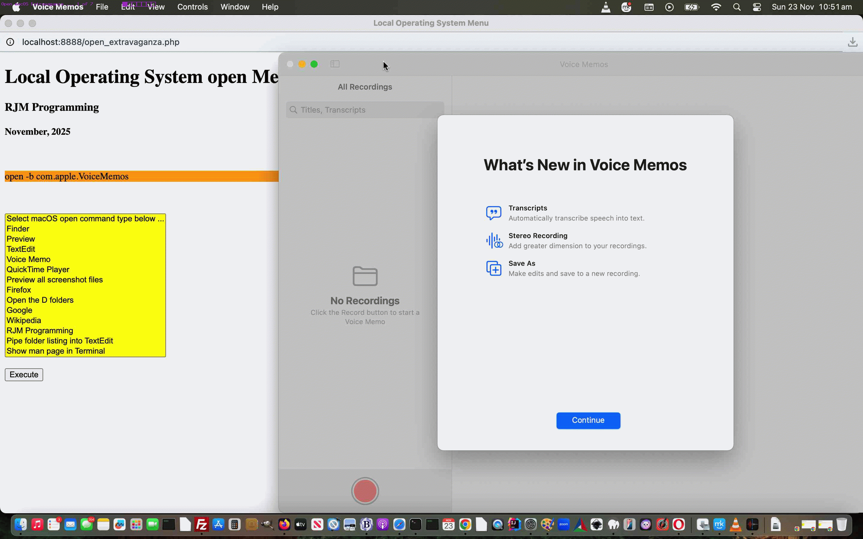 Local Operating System Menu Intranet Feel Tutorial