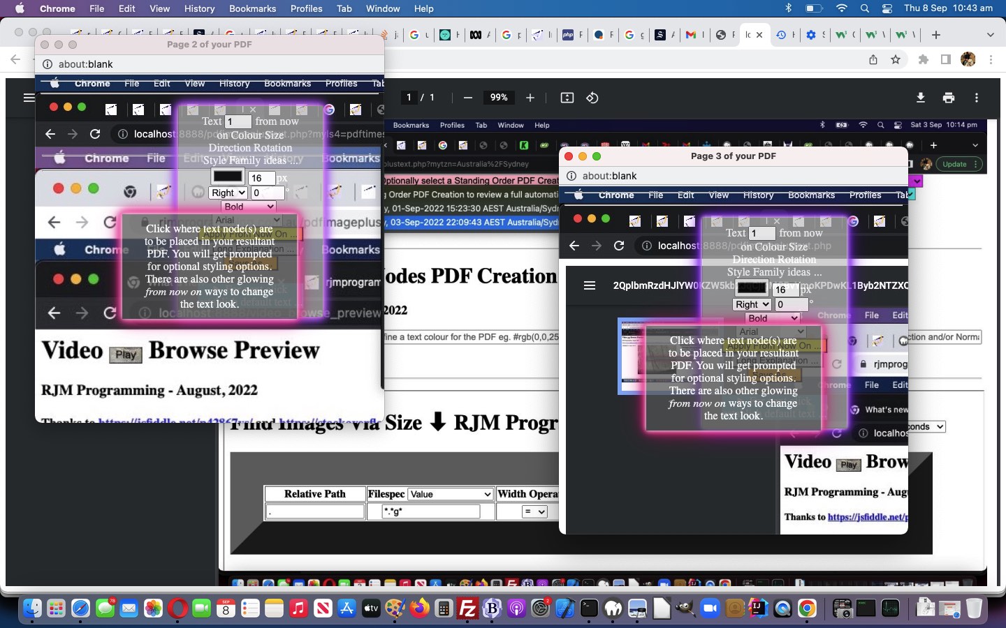 Image and Text Multiple PDF Book Tutorial