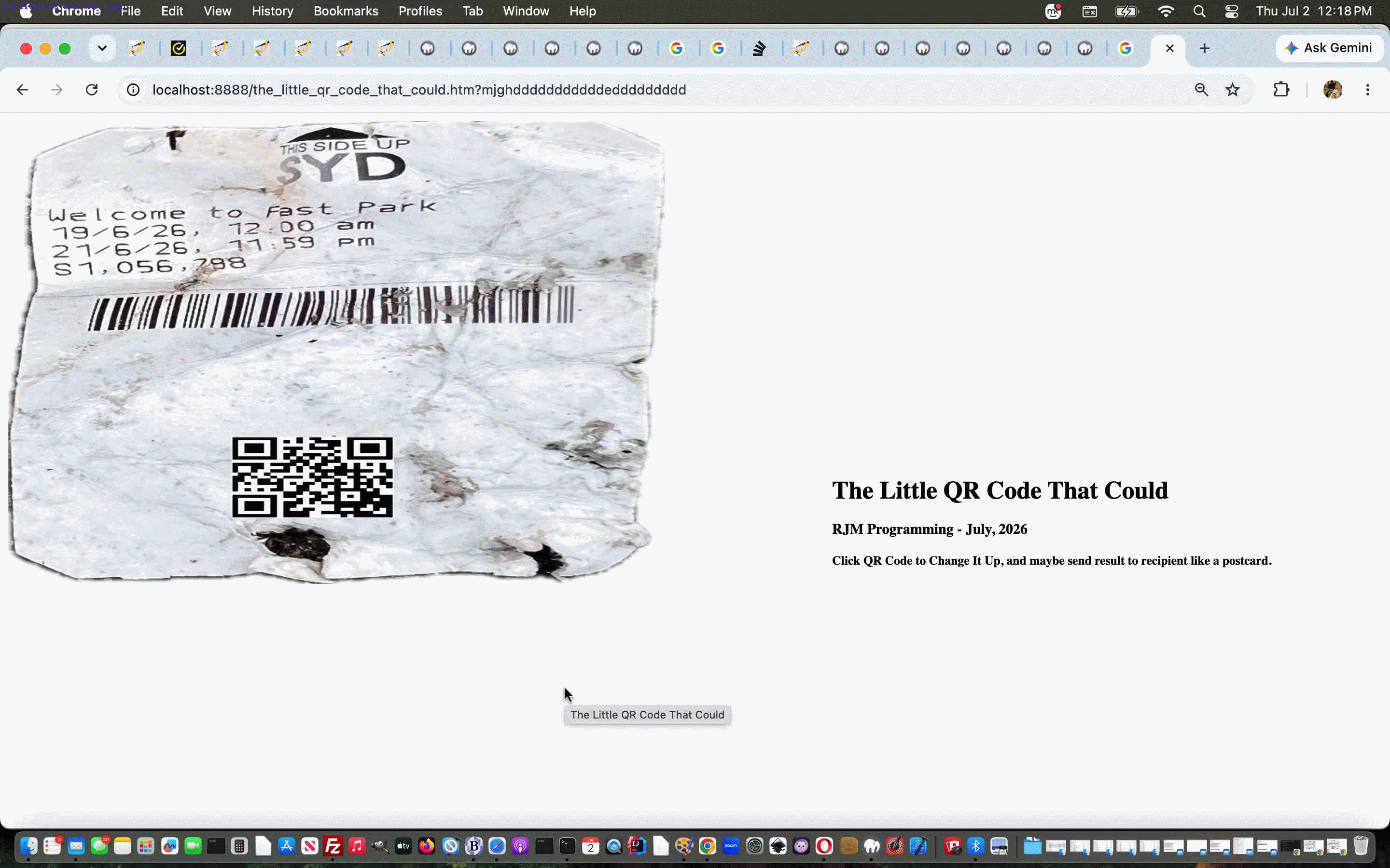 The Little QR Code That Could Tutorial The Little QR Code That Could Tutorial