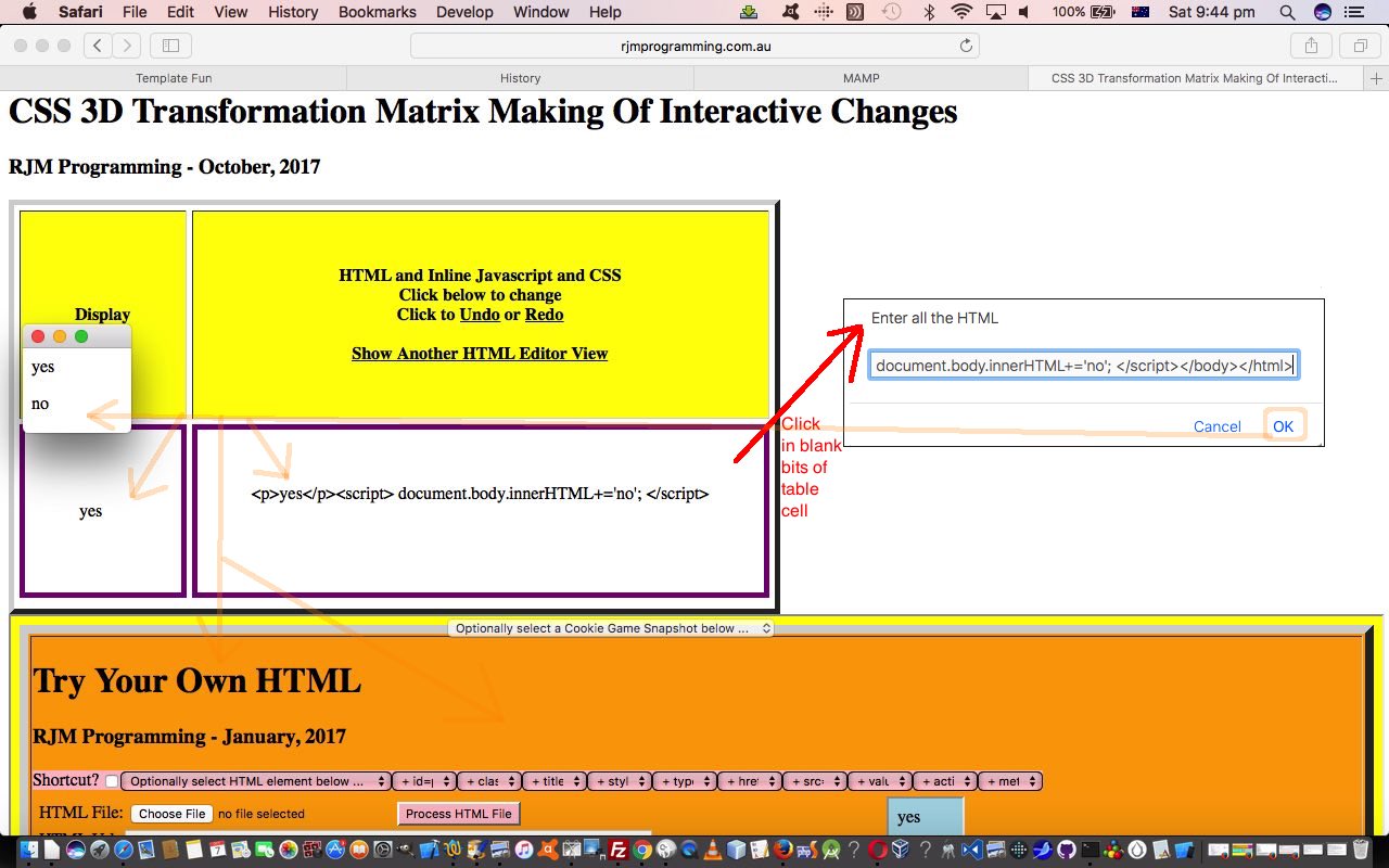 CSS 3D Transformation Matrix Making Of Interactive Javascript Tutorial
