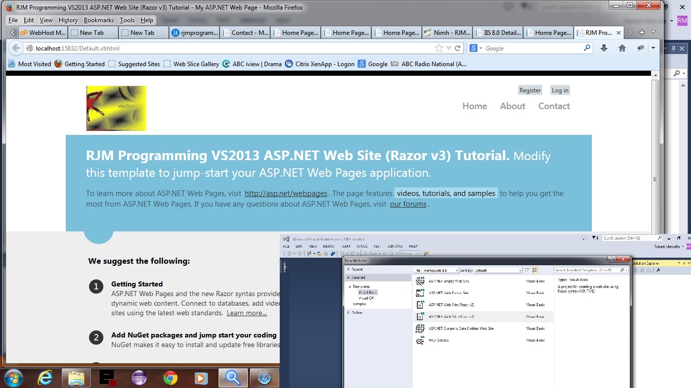 ASP.NET Website Razor v3 Primer Tutorial