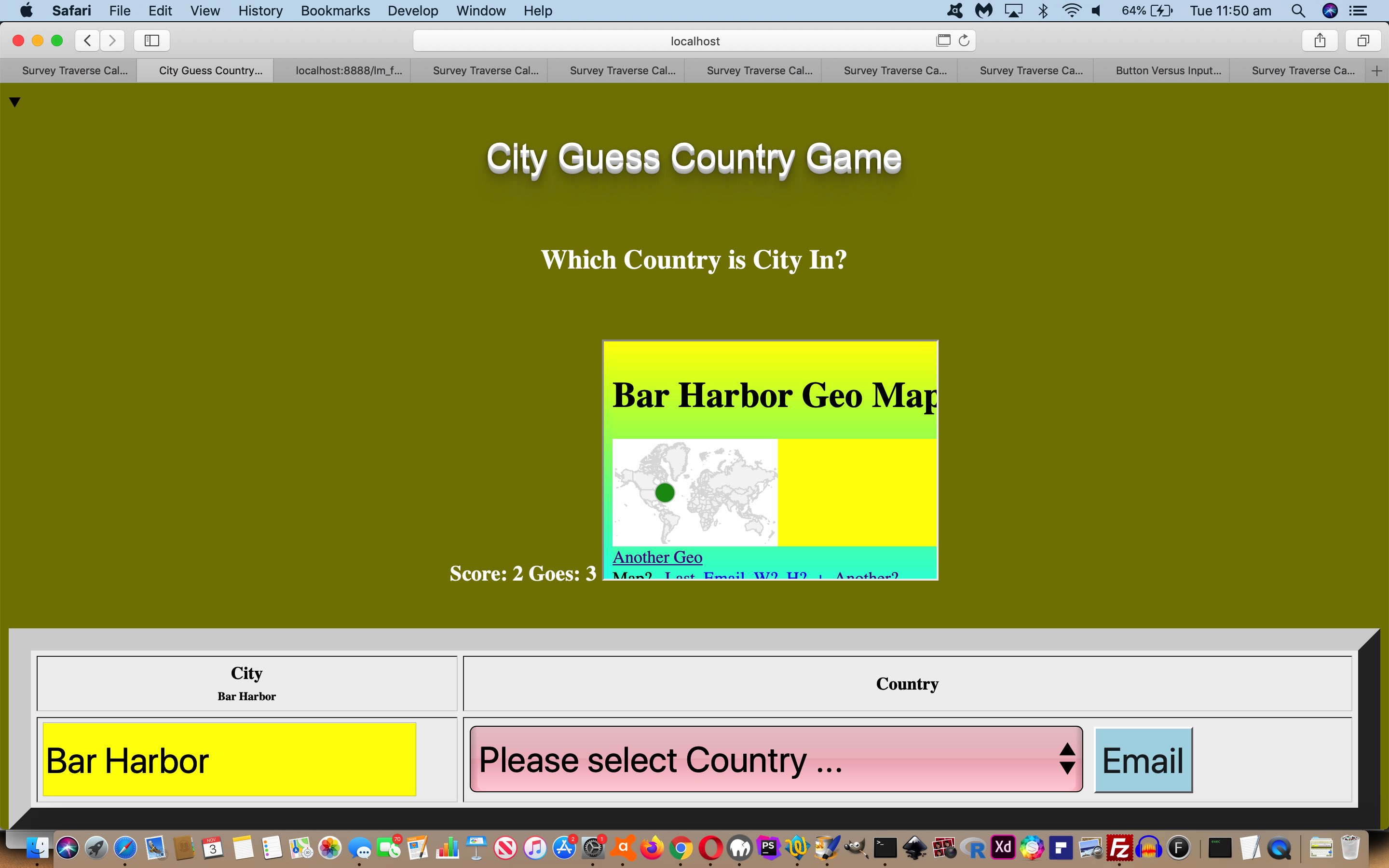 PHP City Guess Country Game Geodata Tutorial