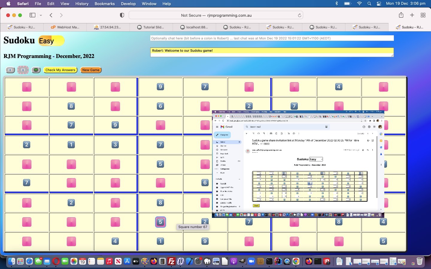 PHP/HTML/Javascript Sudoku Game Inline HTML Email Emoji Tutorial