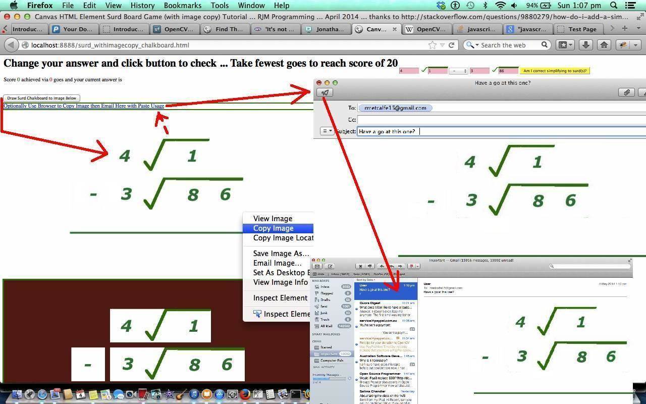 HTML/Javascript Canvas Image Copy Tutorial