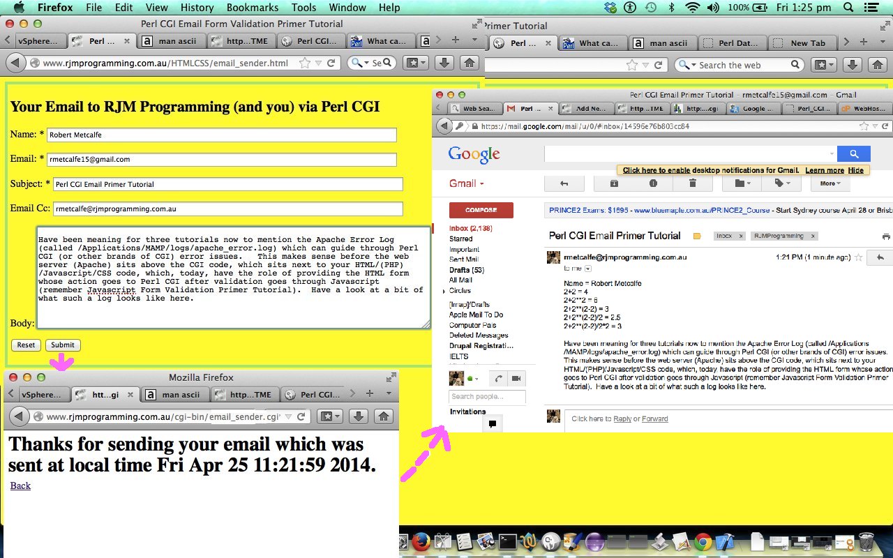 Perl CGI Email Primer Tutorial