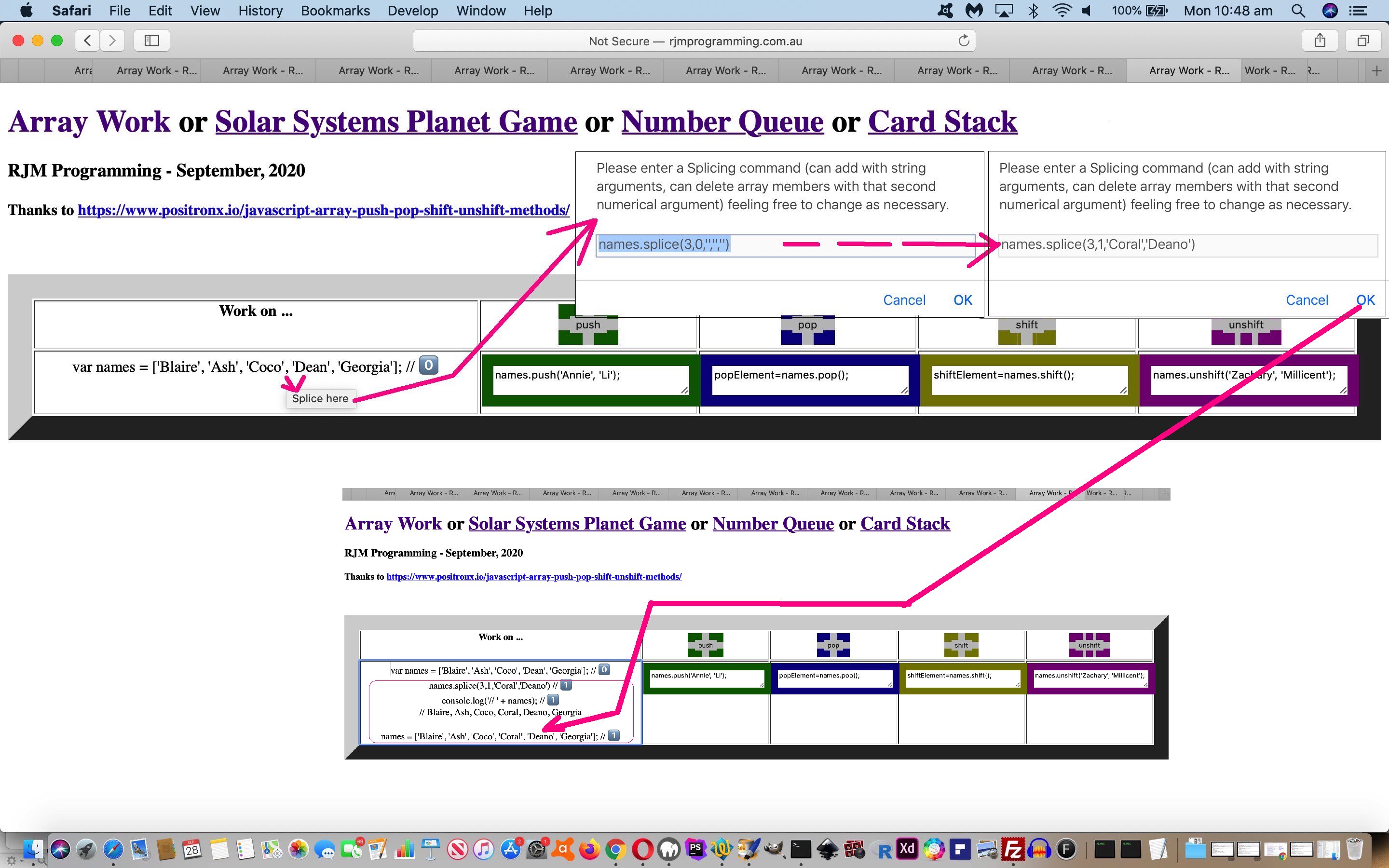 array splice javascript array splice javascript