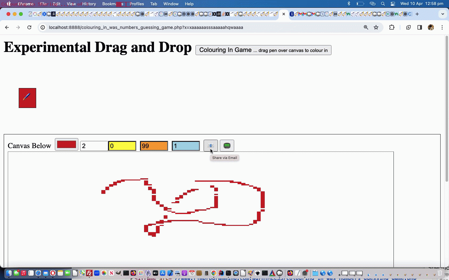 Colouring In Drag and Drop Sharing Tutorial