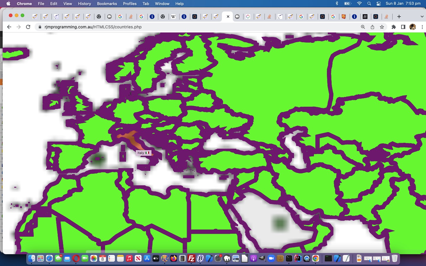 GeoJson World Countries Zoom Tutorial