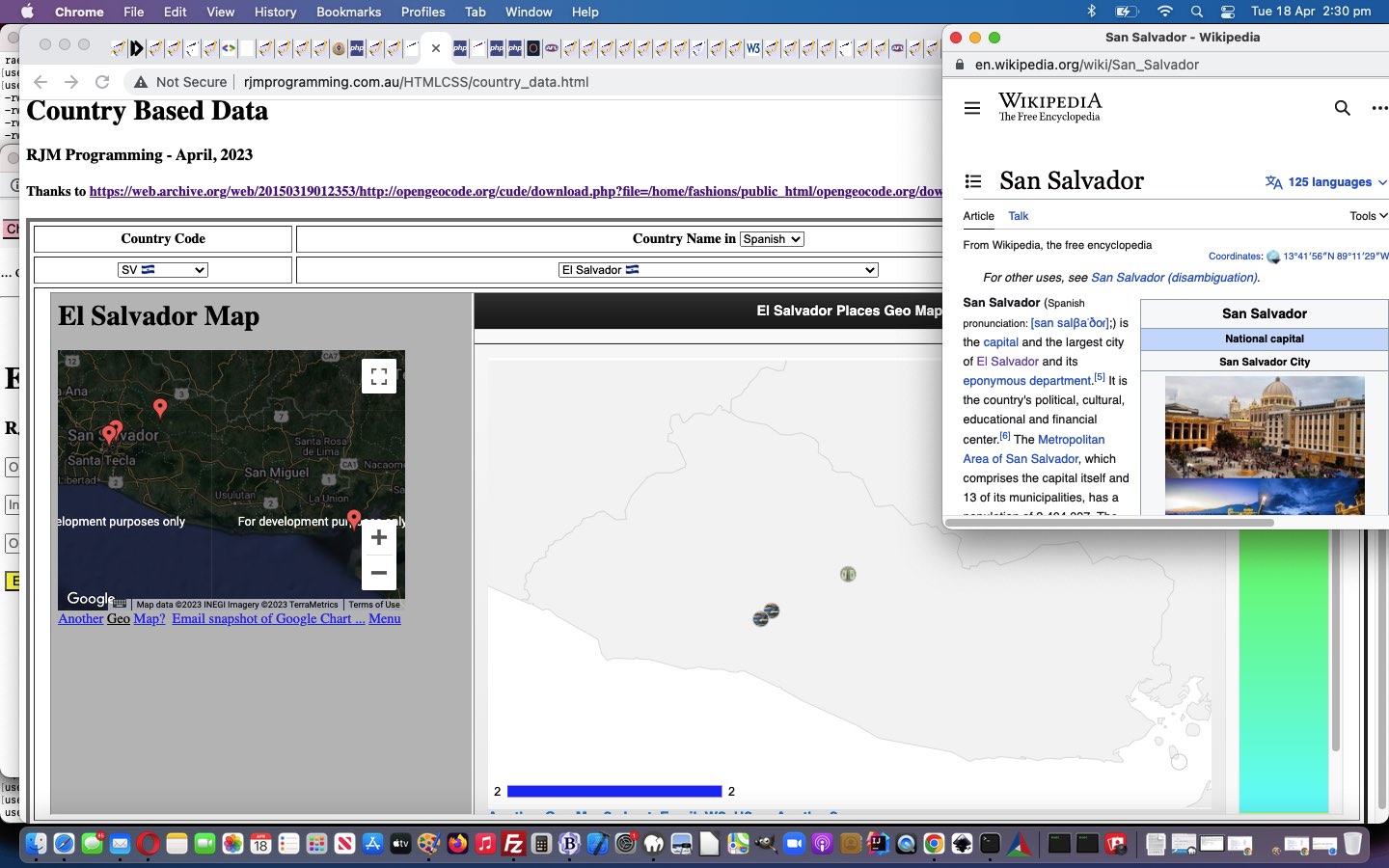 Country Data Geodata Tutorial